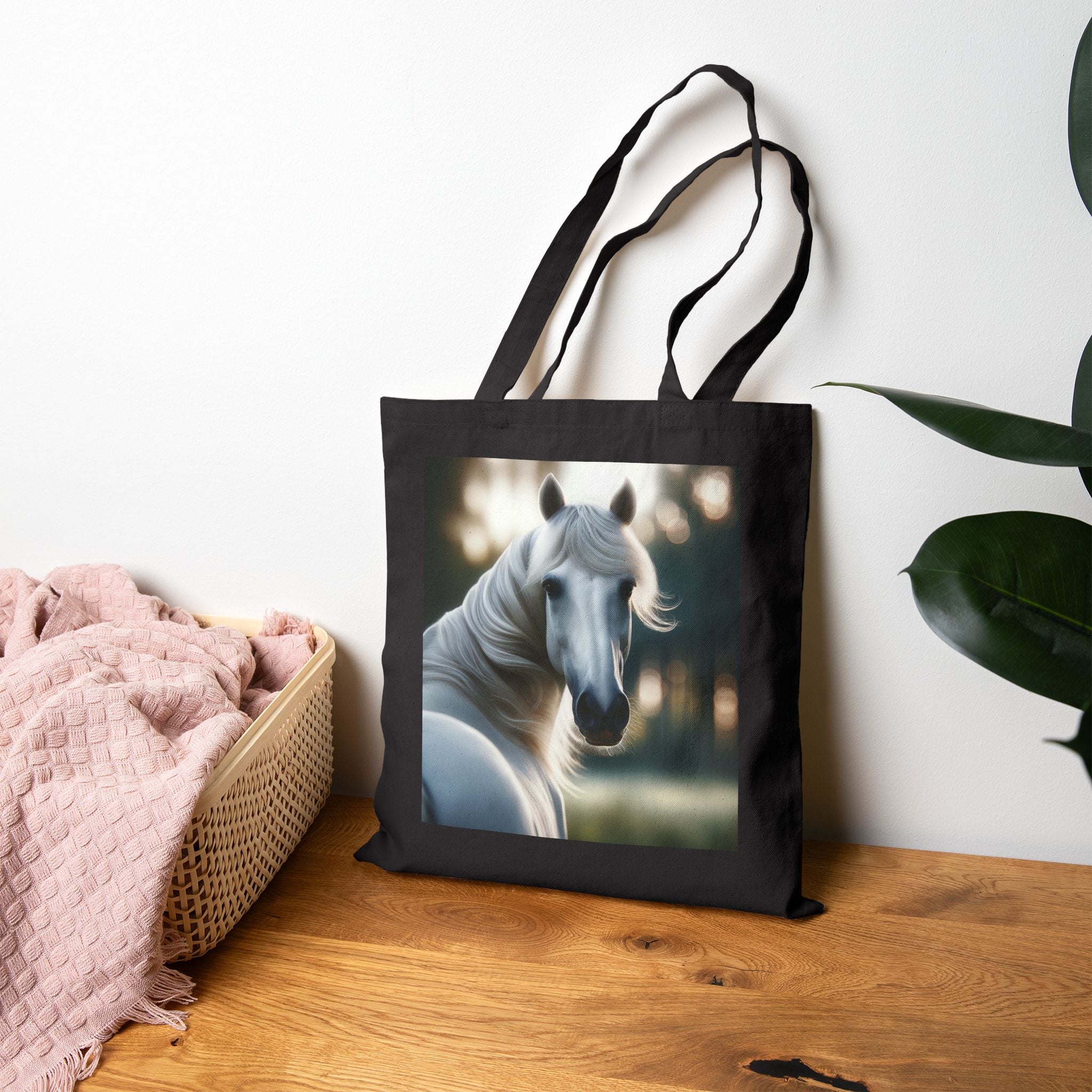 Majestic Horse - Cotton Canvas Tote Bag