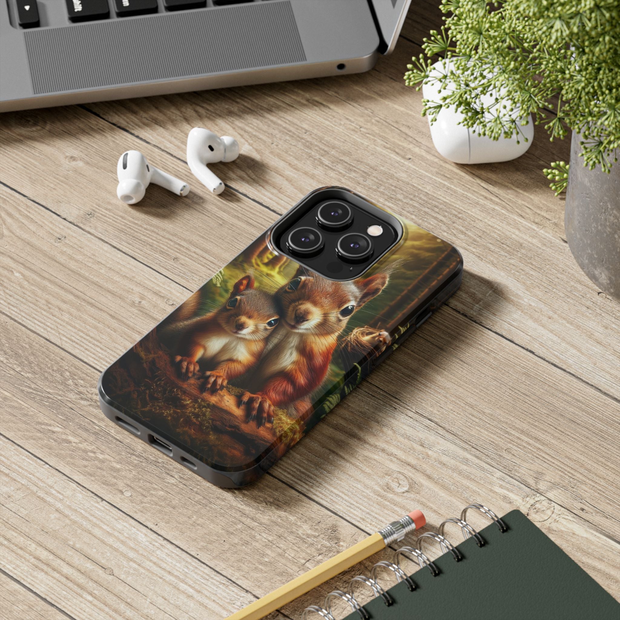 Two squirrels - Tough Phone Case