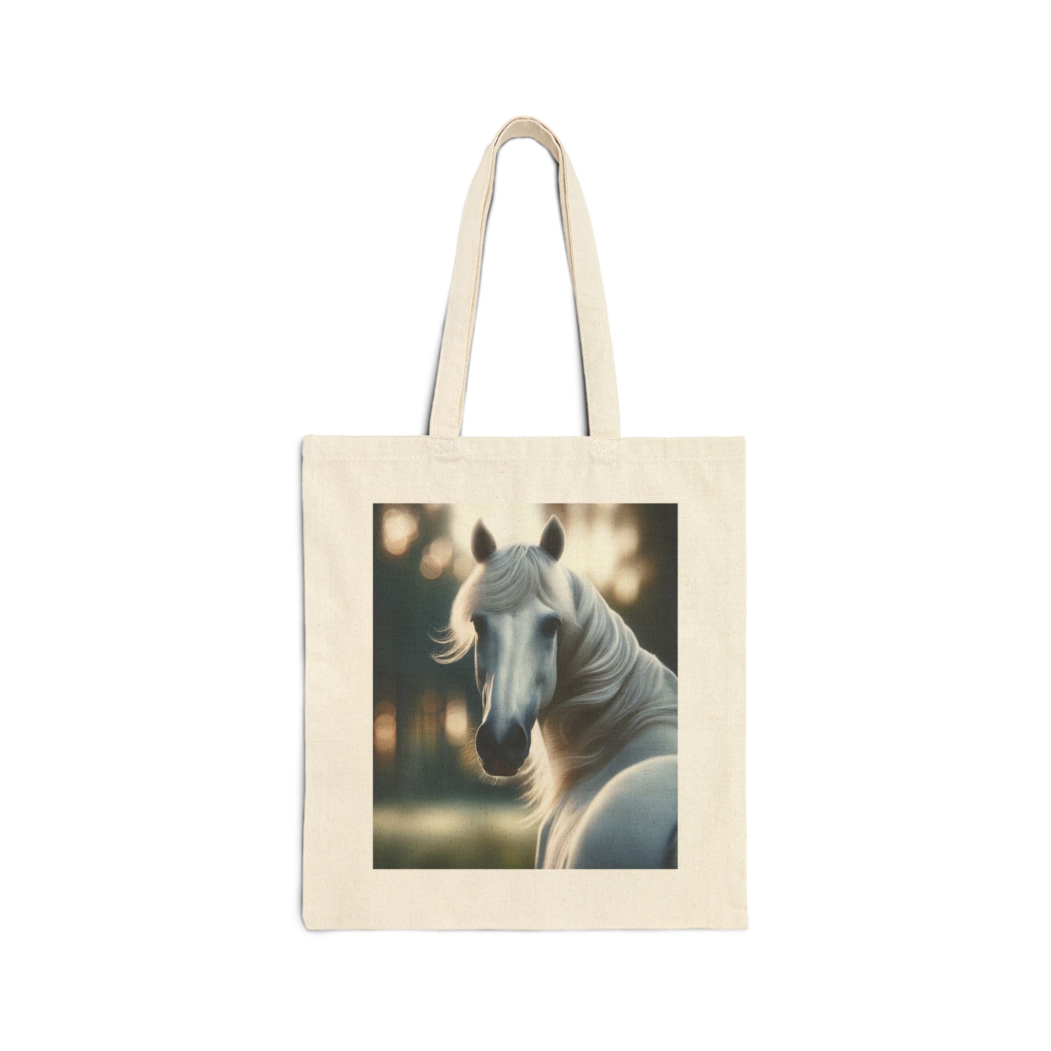 Majestic Horse - Cotton Canvas Tote Bag