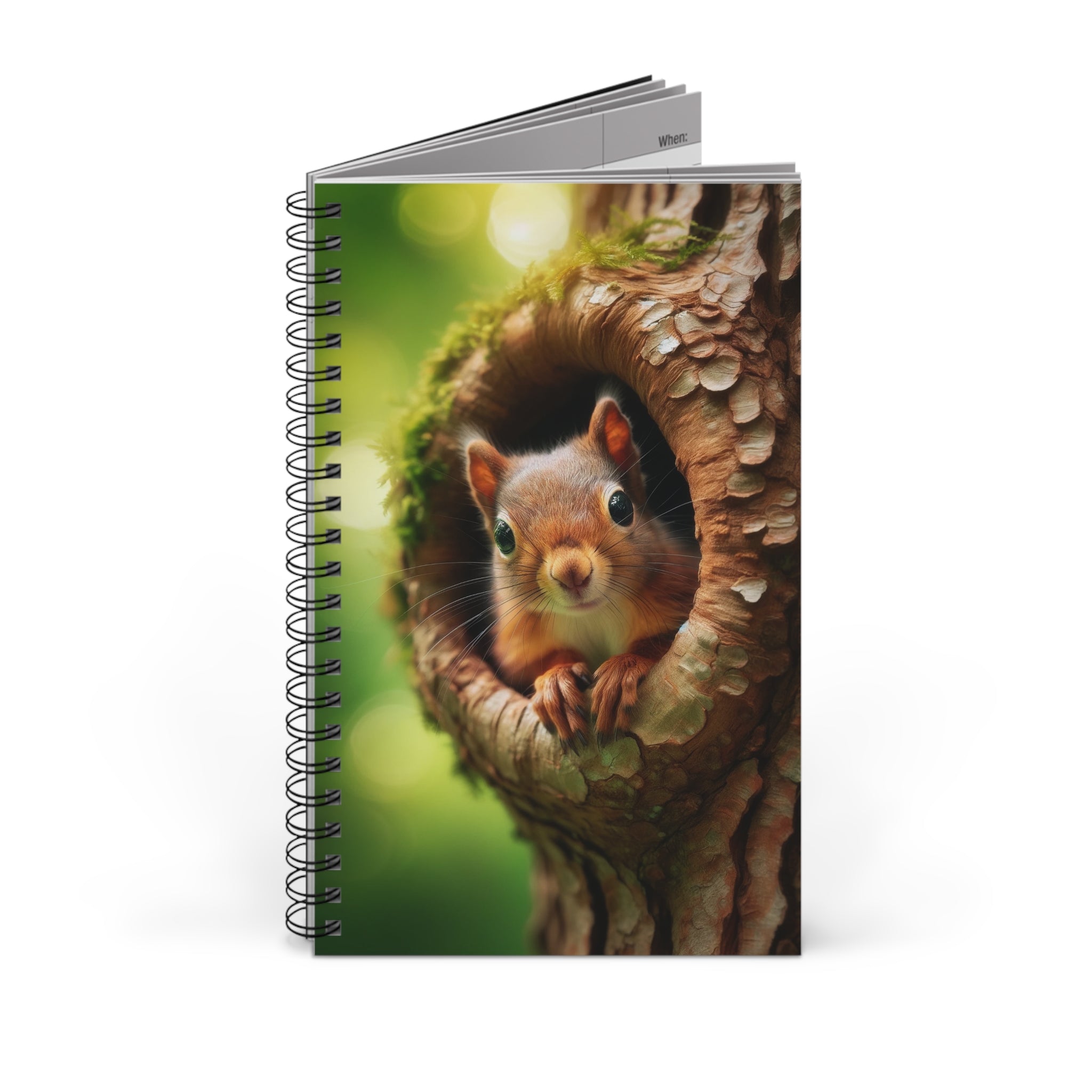 Squirrel in tree - Spiral Journal (EU)