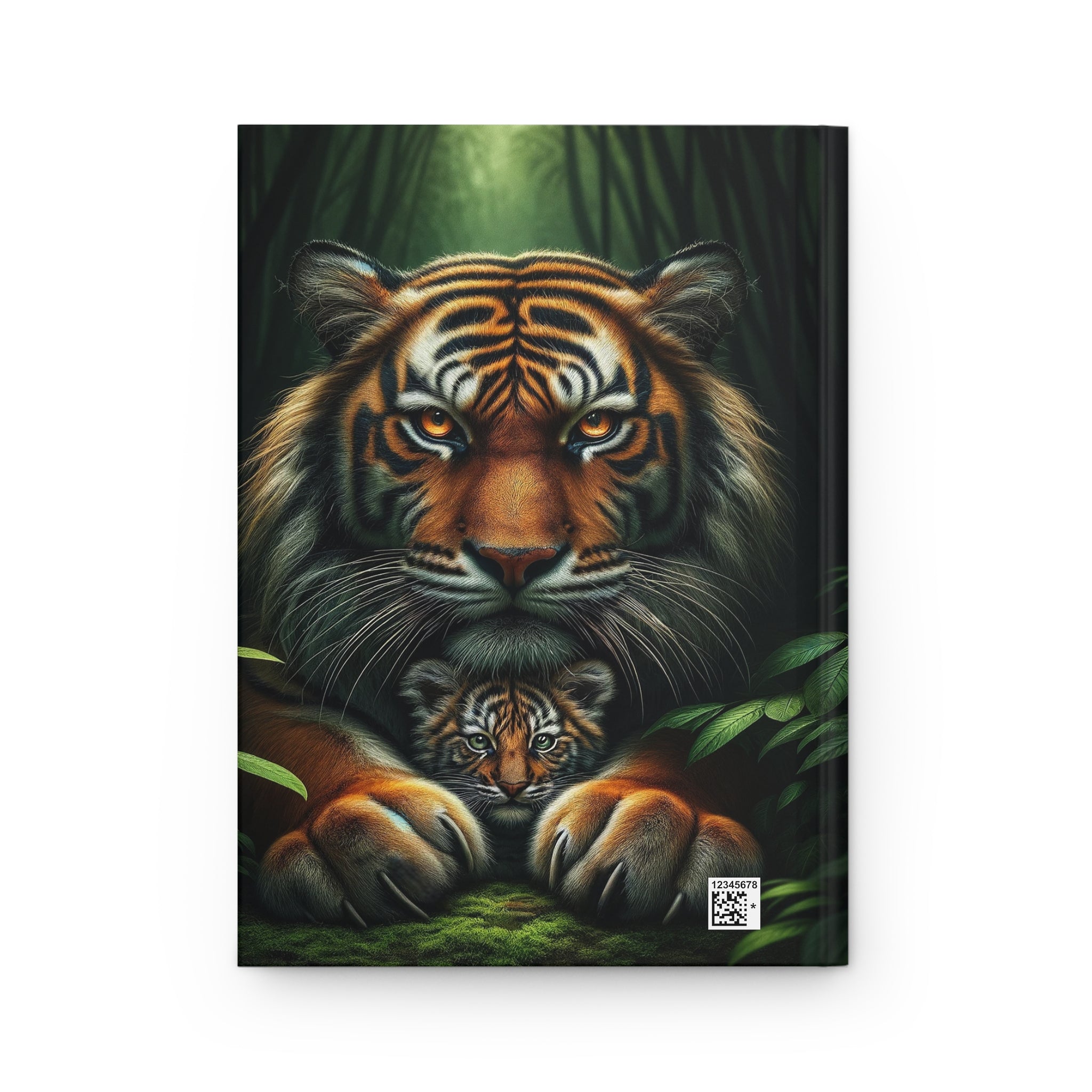 Tigers in the jungle - Hardcover Notebook