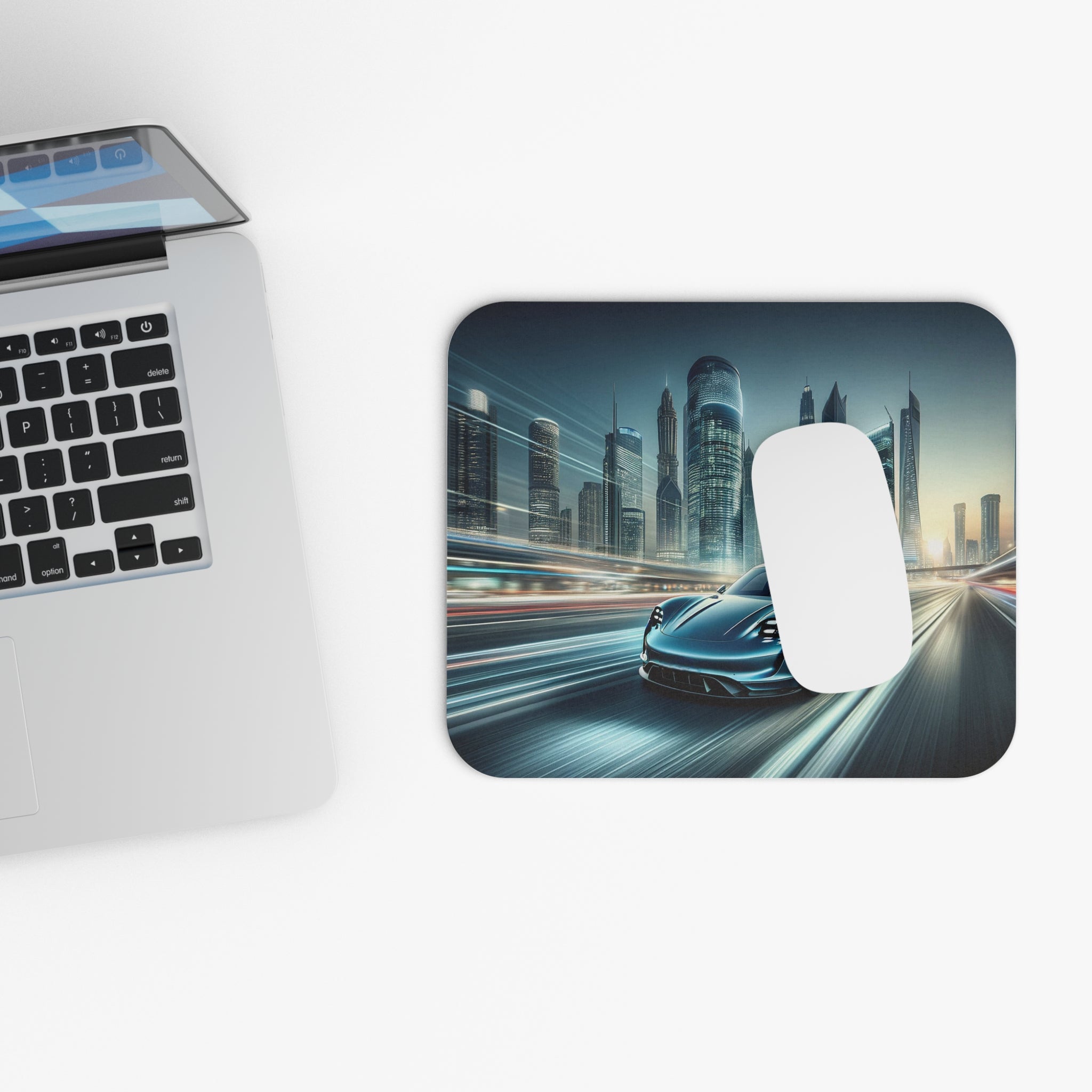 Fast driving car - Mouse Pad (Rectangle)