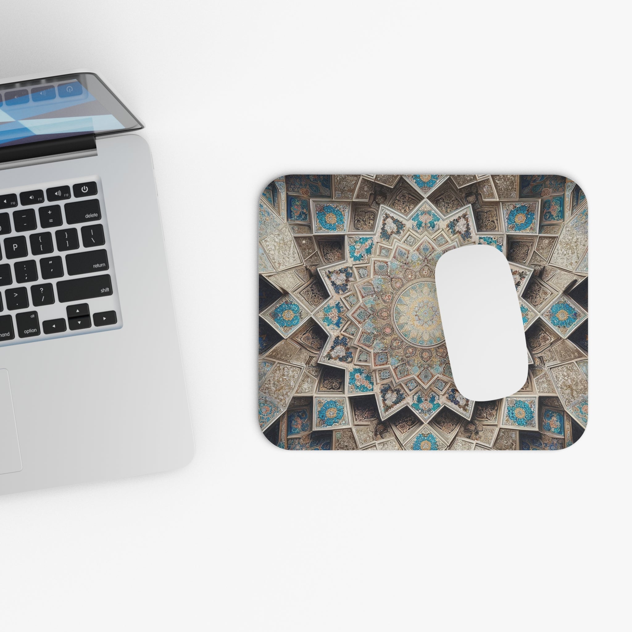 Persian-mausoleum-ceiling inspired design - Mouse Pad (Rectangle)