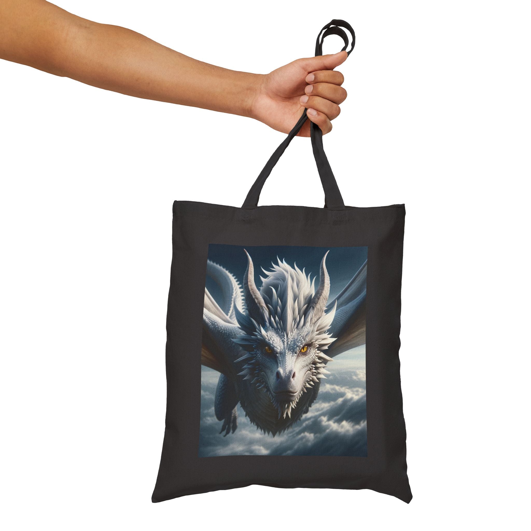 Fantasy Dragon - Cotton Canvas Tote Bag,