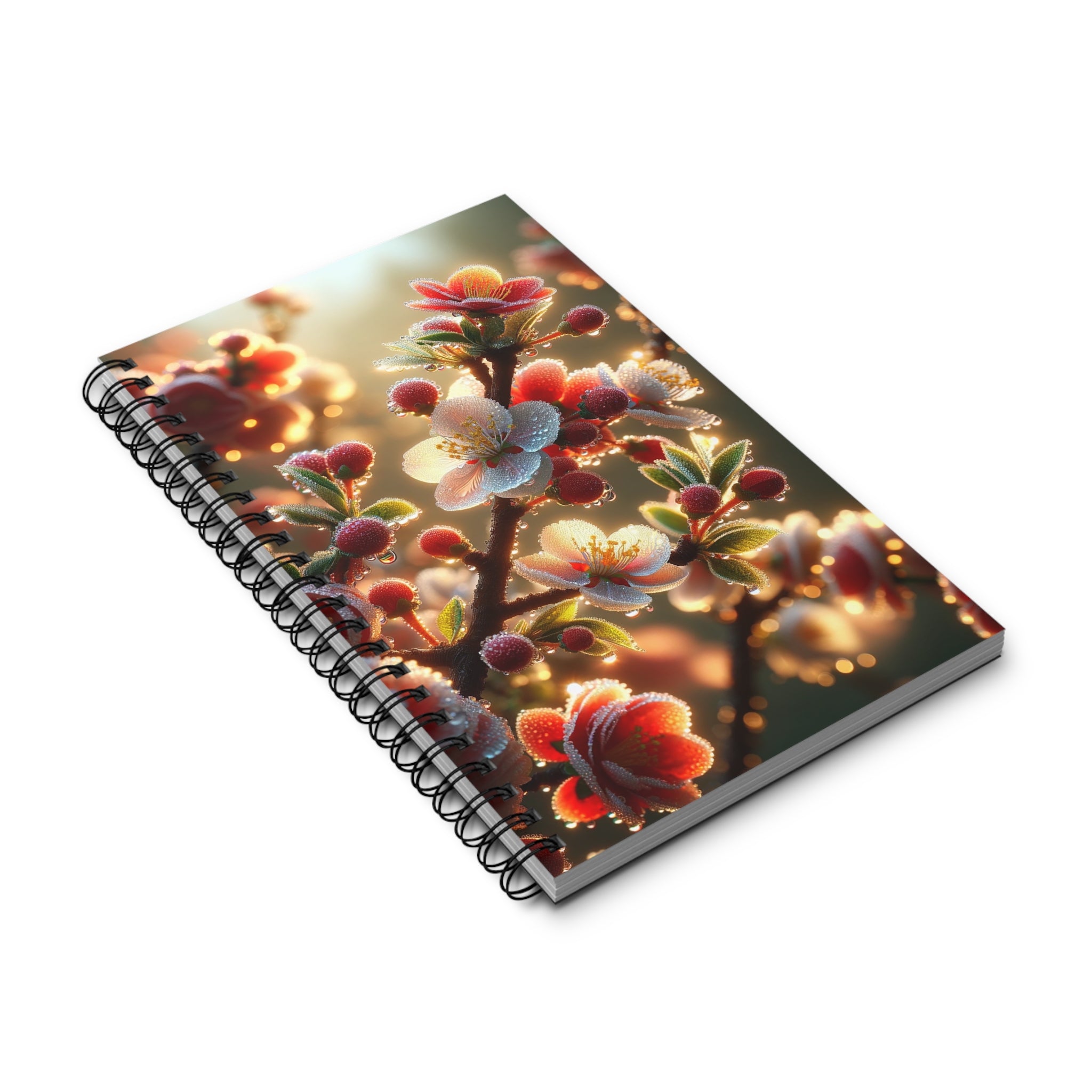 Red & white flowers (1) - Spiral Journal