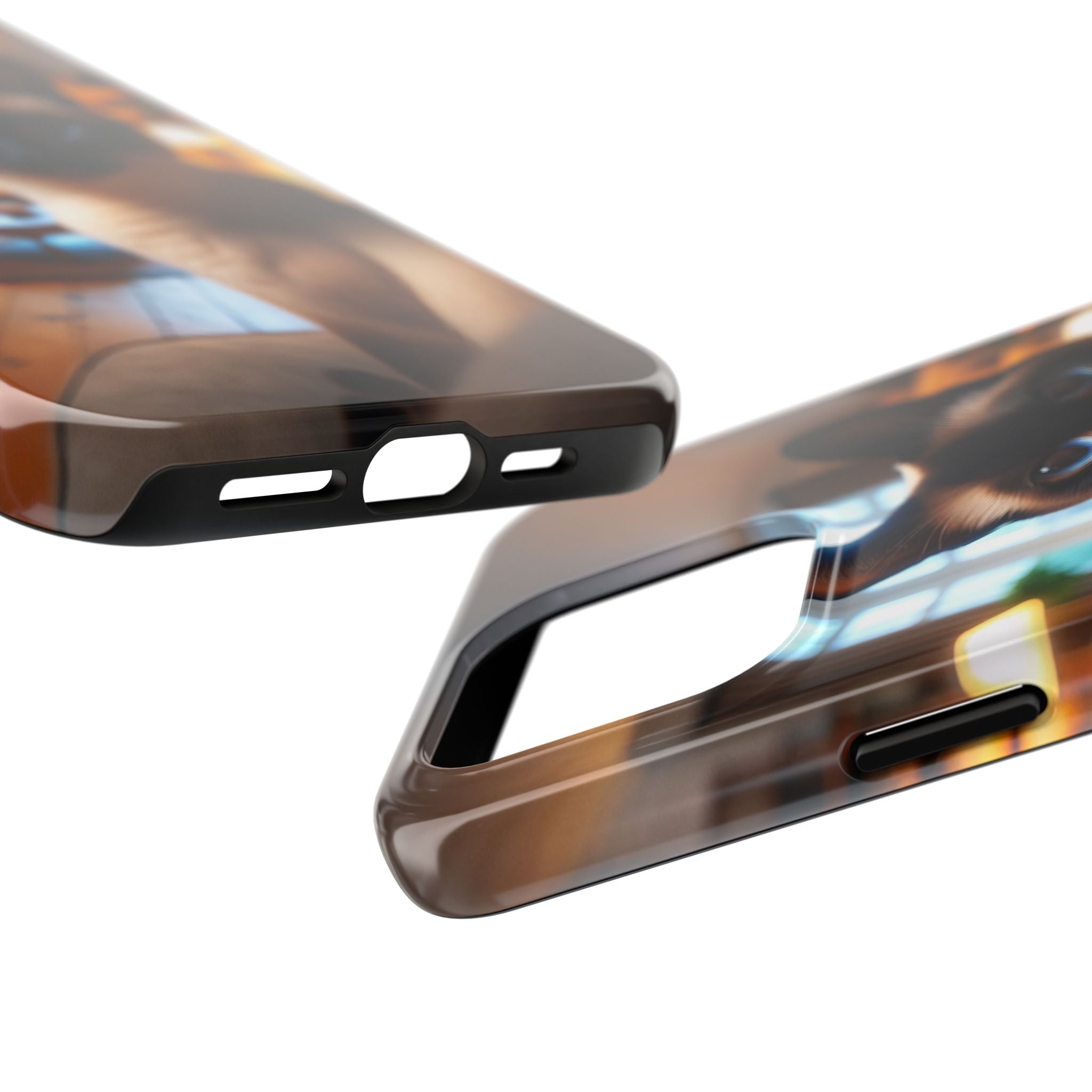 Curious cat - Tough Phone Case