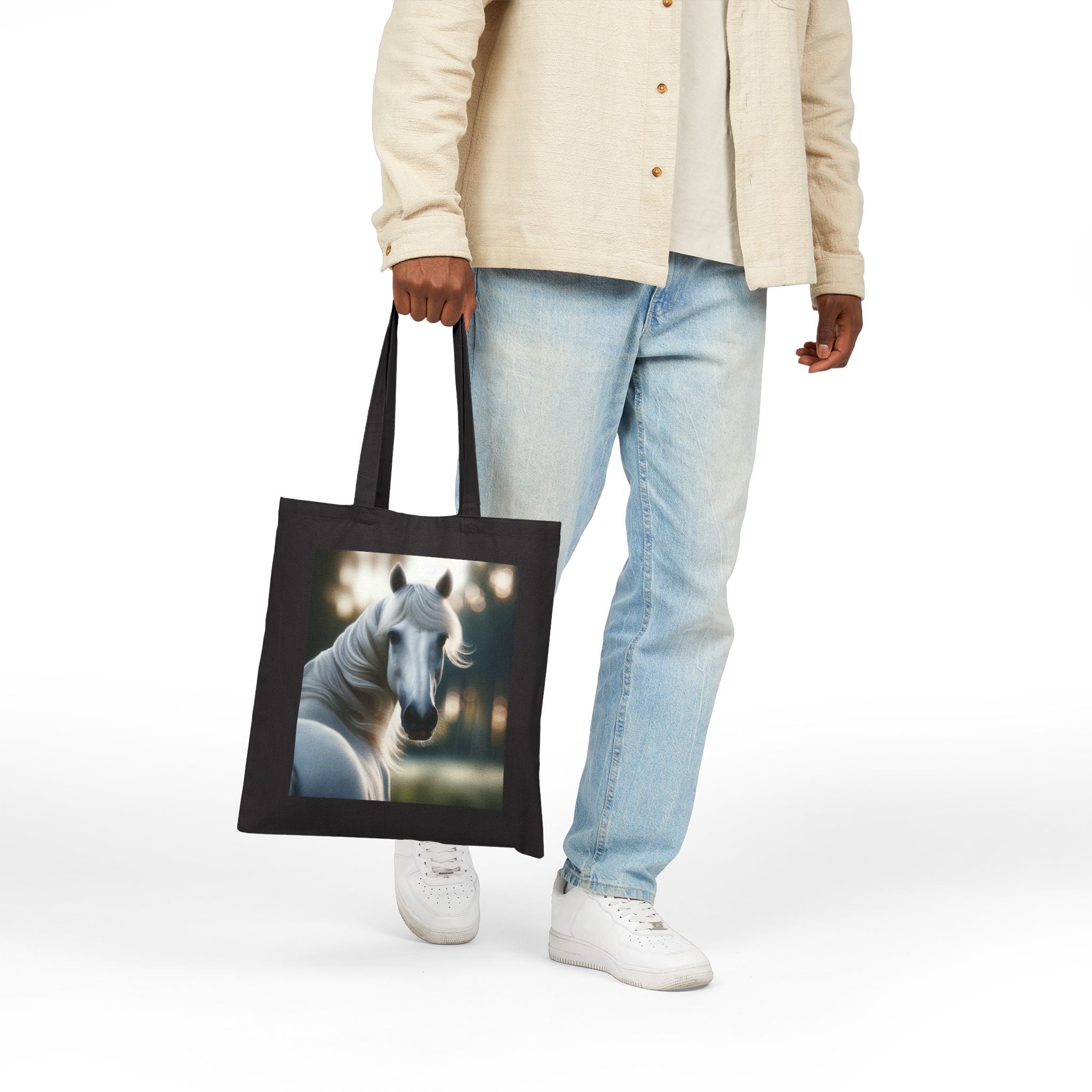 Majestic Horse - Cotton Canvas Tote Bag