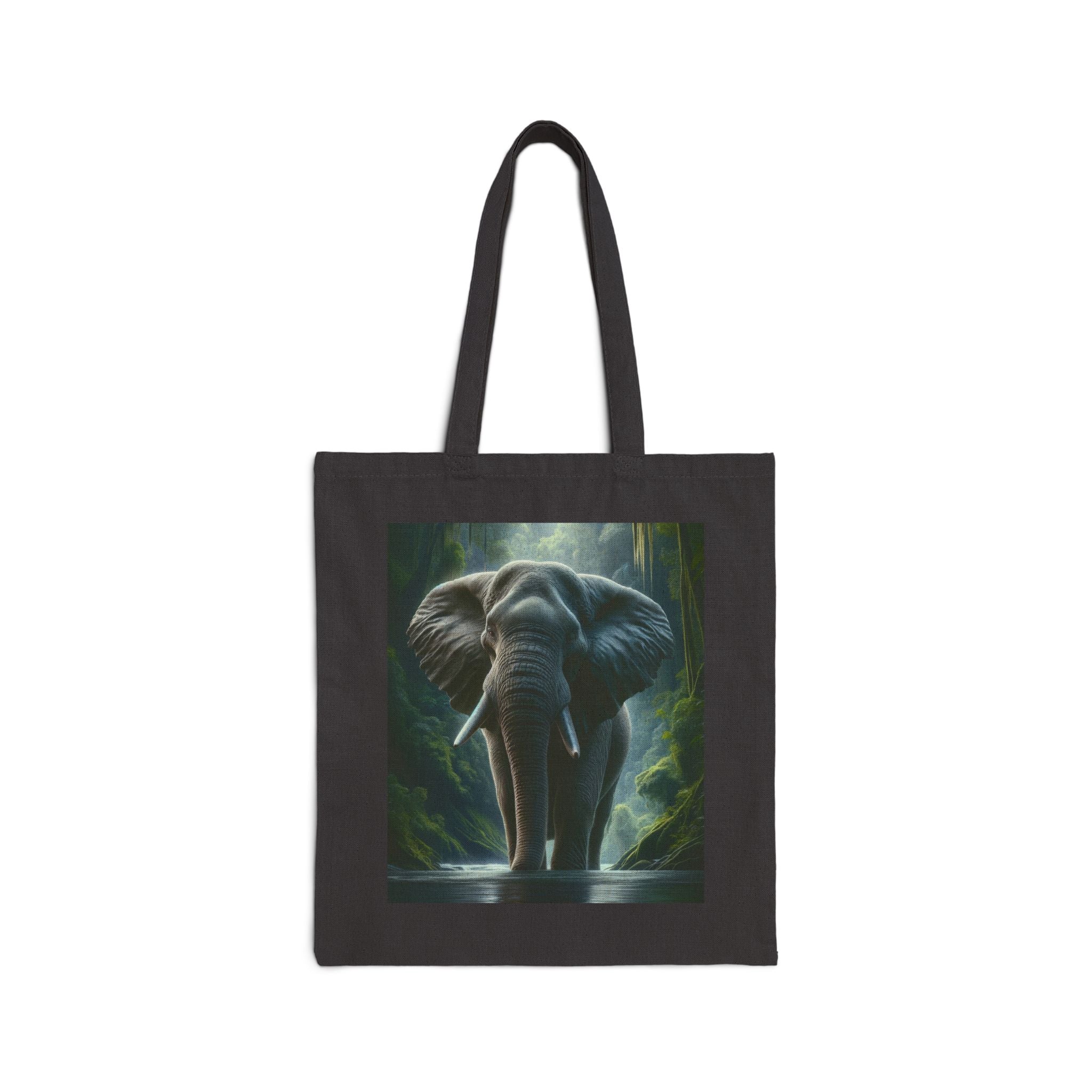 Nature-Inspired Elephant Tote Bag, Eco-Friendly Bag, Animal Lover Gift, Reusable Shopping Tote, Sustainable Canvas Bag