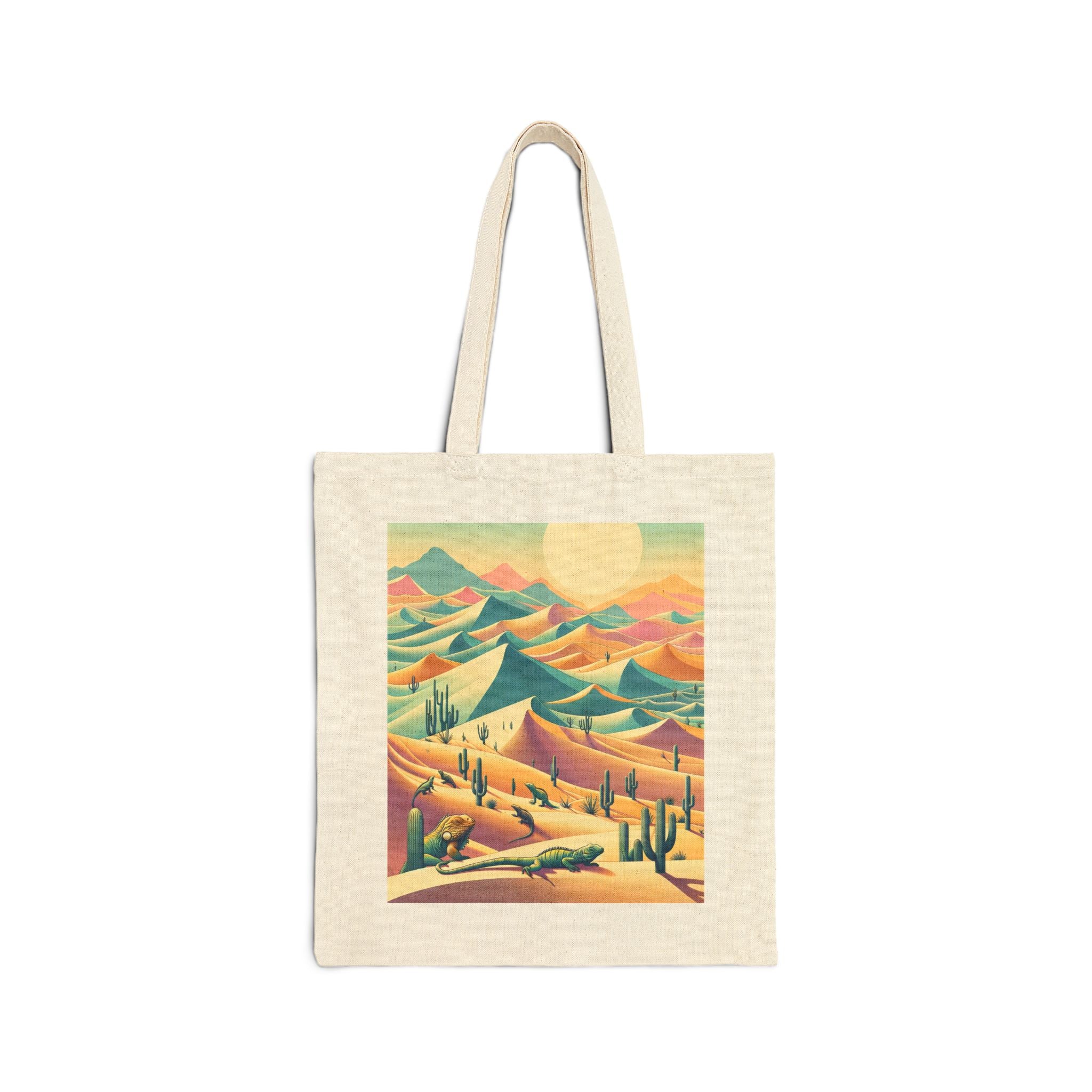 Desert Landscape - Cotton Canvas Tote Bag