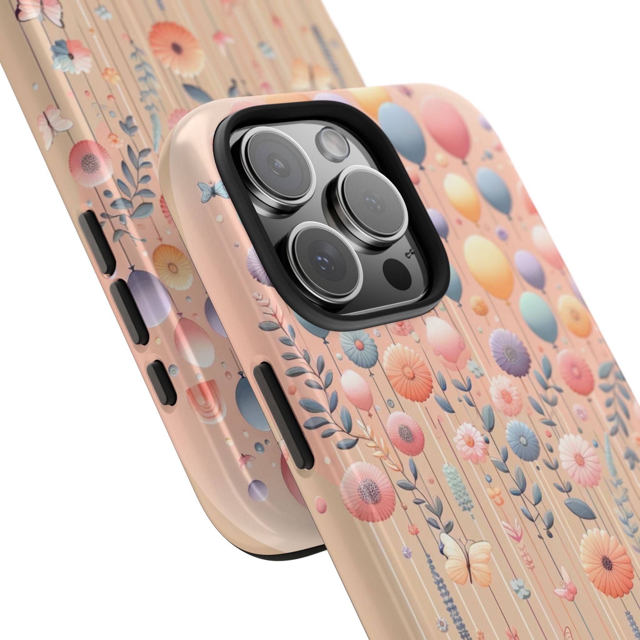 Balloons and flowers - Tough Phone Case
