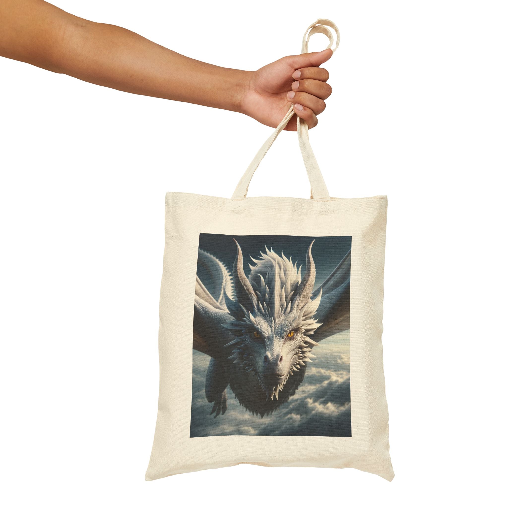 Fantasy Dragon - Cotton Canvas Tote Bag,