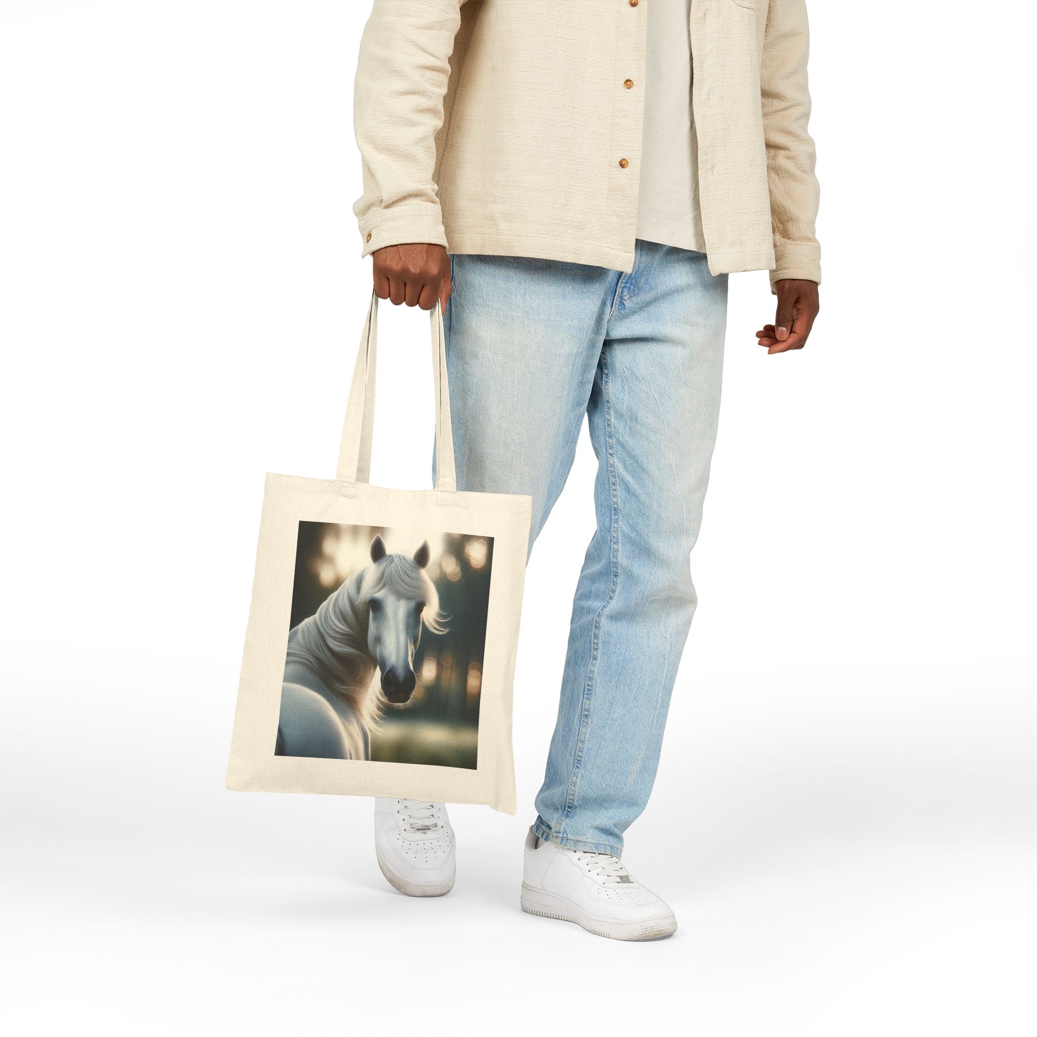 Majestic Horse - Cotton Canvas Tote Bag