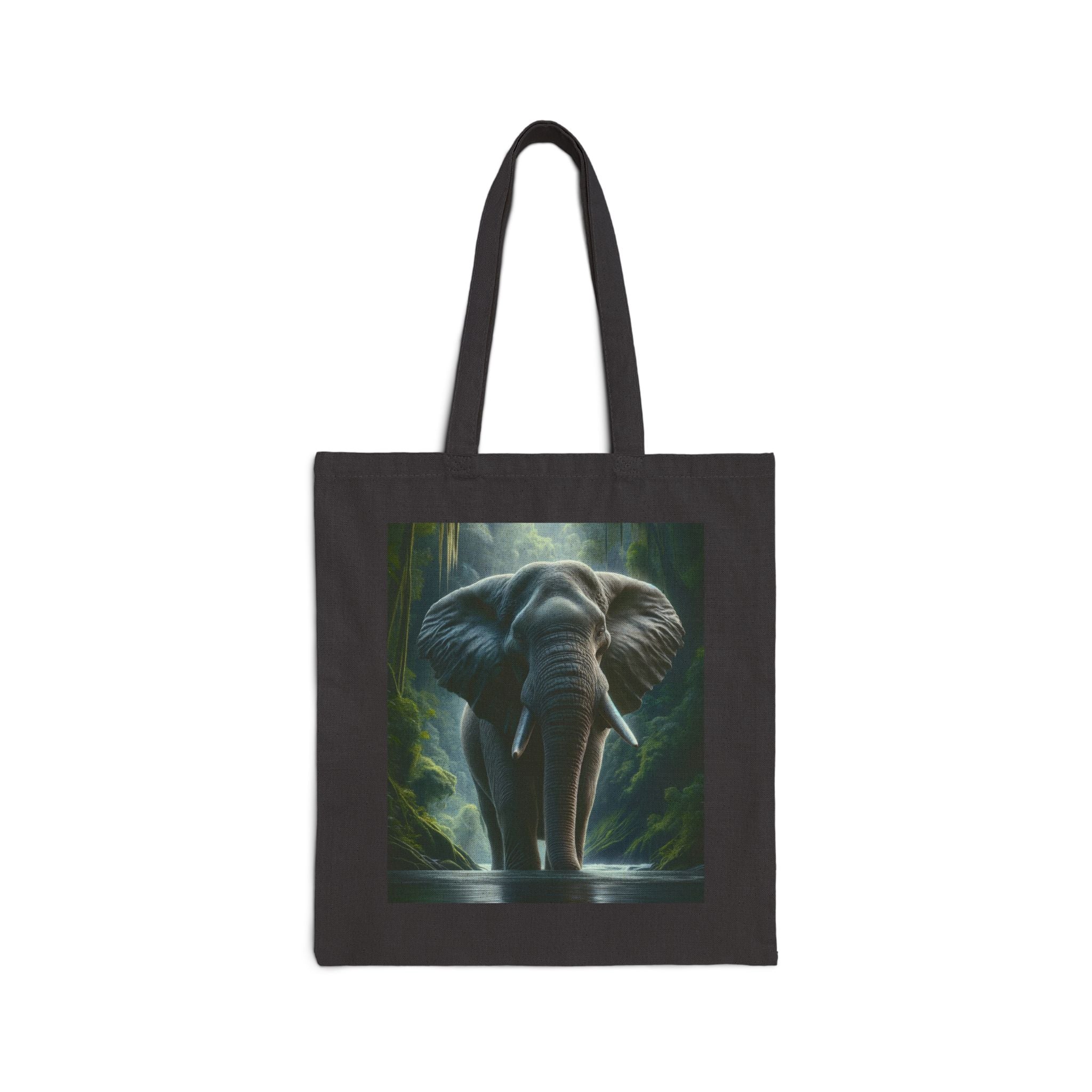 Nature-Inspired Elephant Tote Bag, Eco-Friendly Bag, Animal Lover Gift, Reusable Shopping Tote, Sustainable Canvas Bag