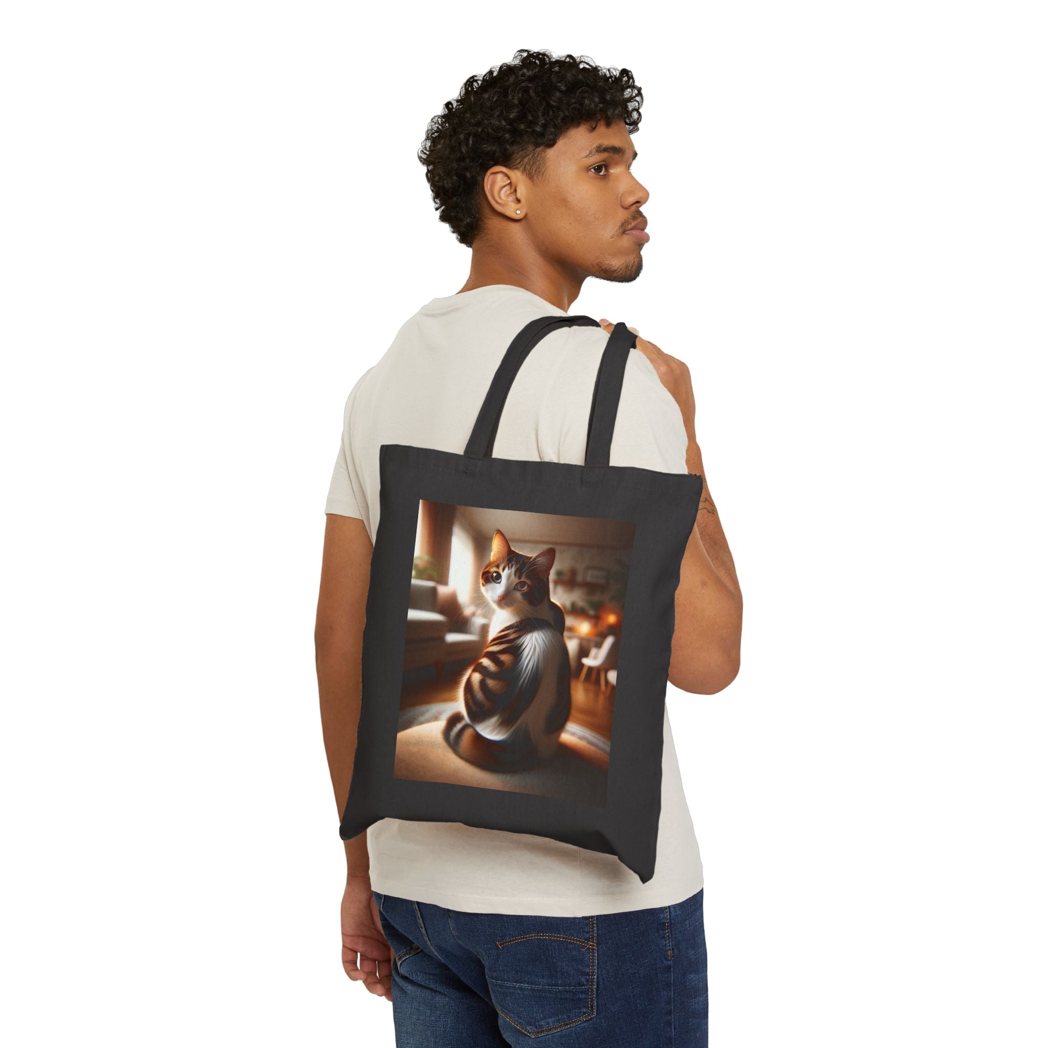 Cat Lover's - Cotton Canvas Tote Bag