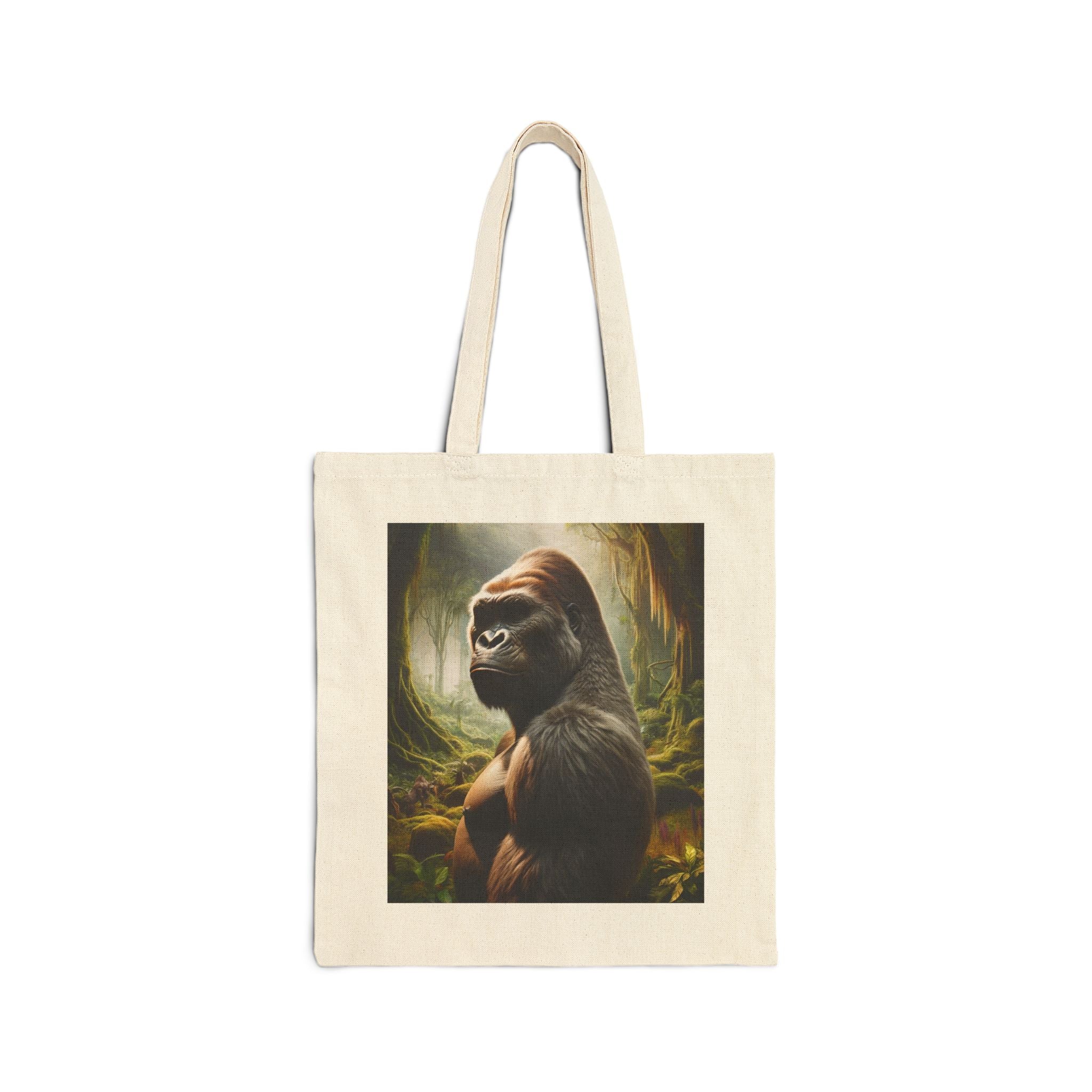Gorilla Art - Cotton Canvas Tote Bag