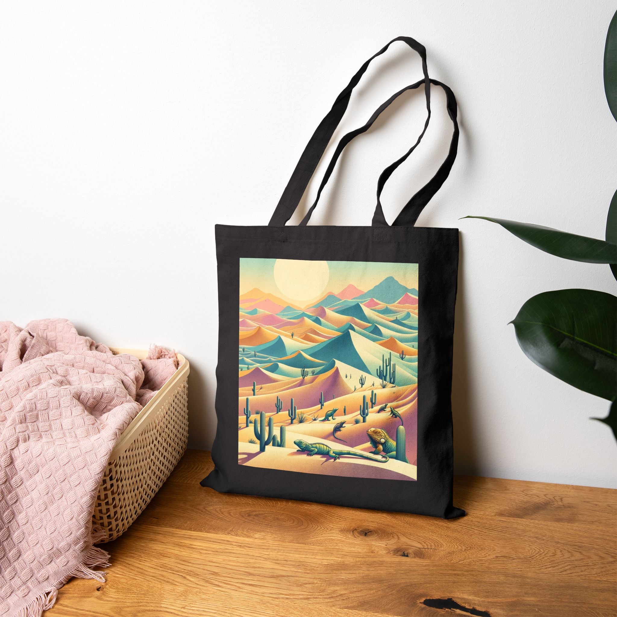 Desert Landscape - Cotton Canvas Tote Bag