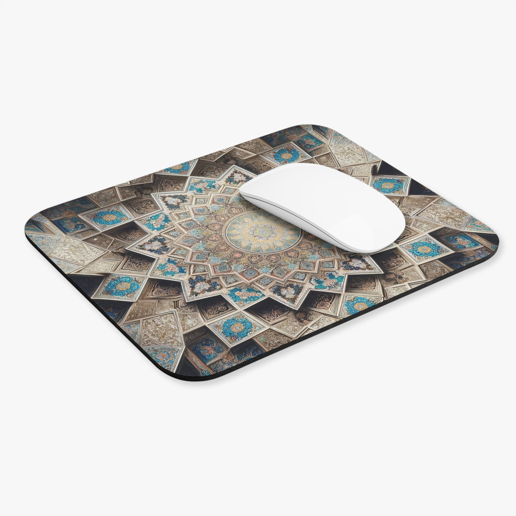 Persian-mausoleum-ceiling inspired design - Mouse Pad (Rectangle)