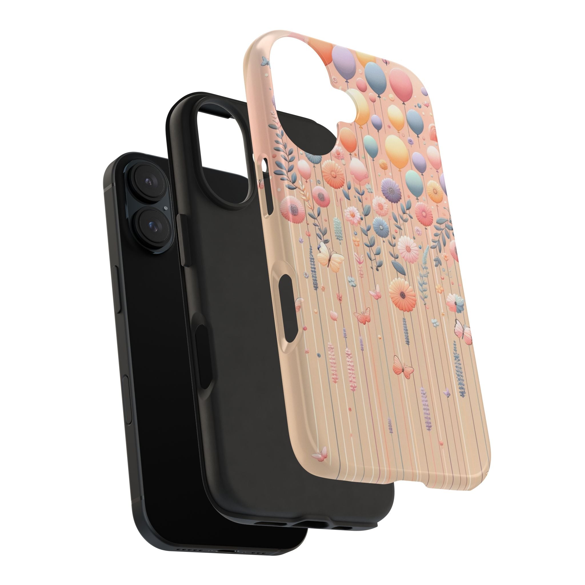 Balloons and flowers - Tough Phone Case