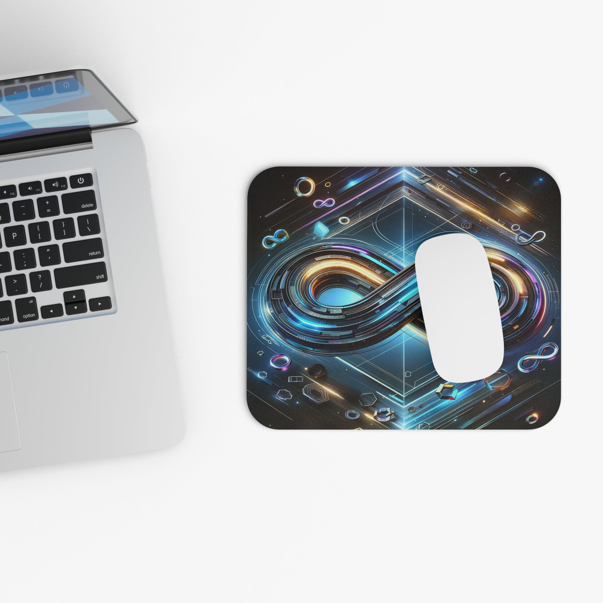Techy infinity design - Mouse Pad (Rectangle)