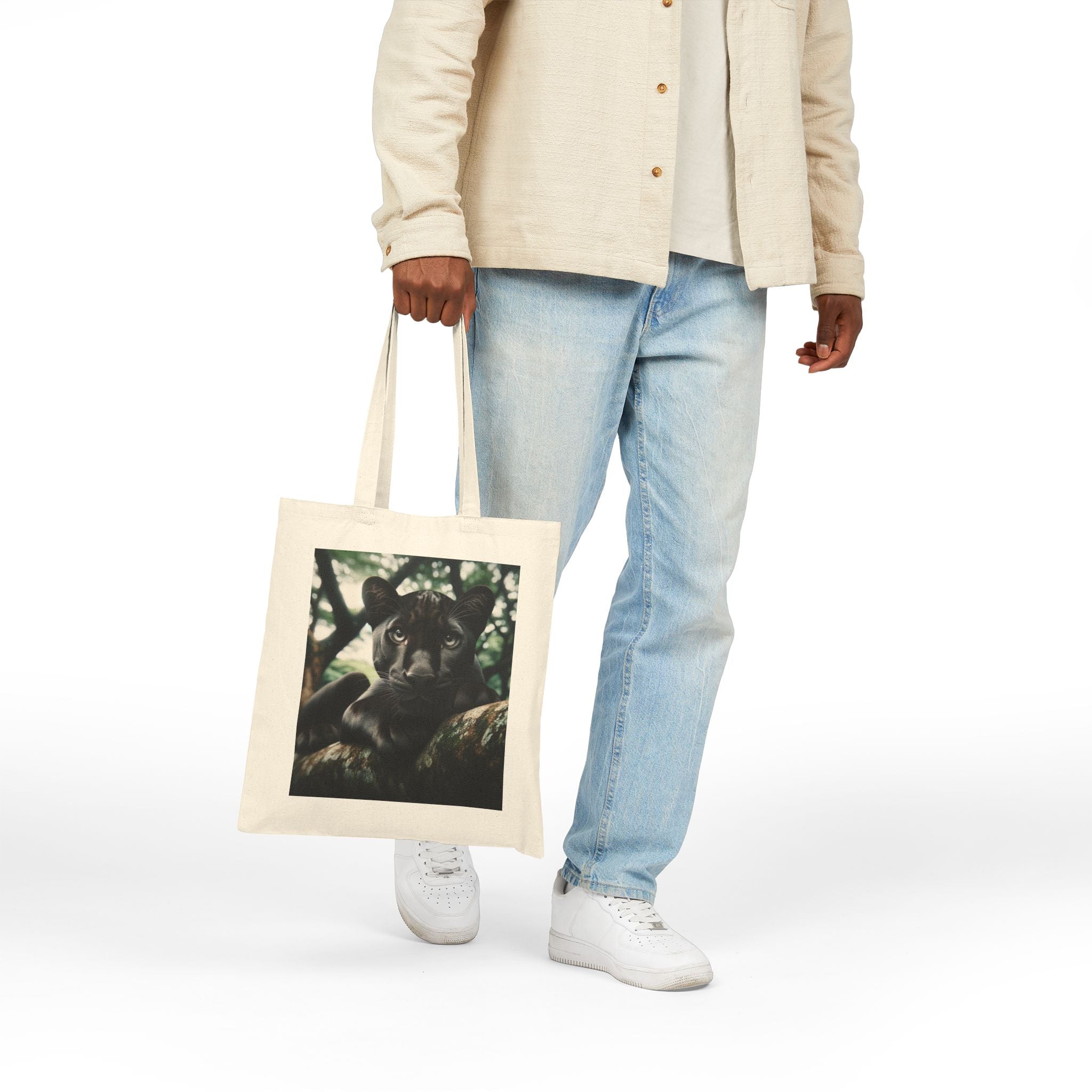 Black Panther - Cotton Canvas Tote Bag