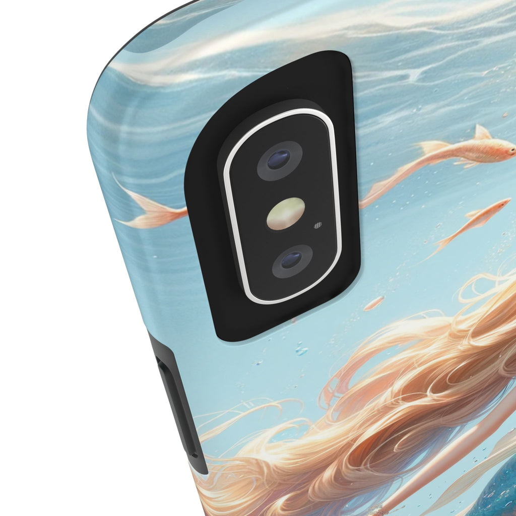 Blond mermaid - Tough Phone Case