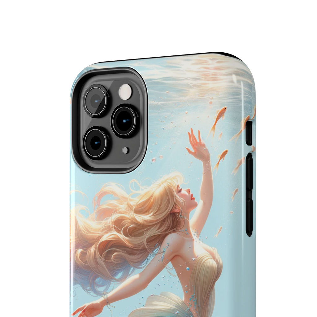 Blond mermaid - Tough Phone Case