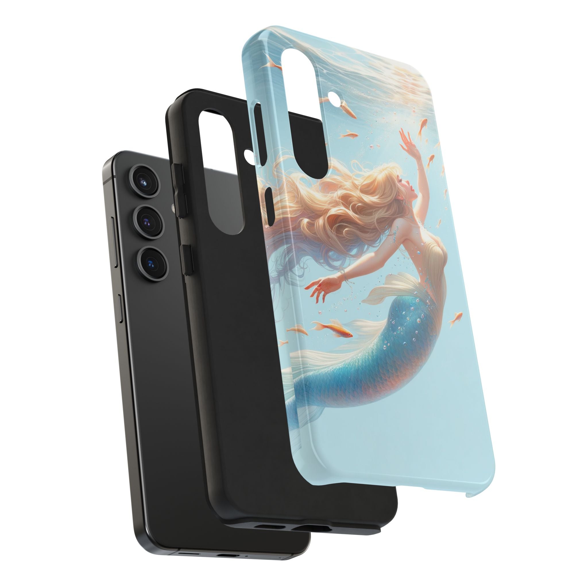 Blond mermaid - Tough Phone Case