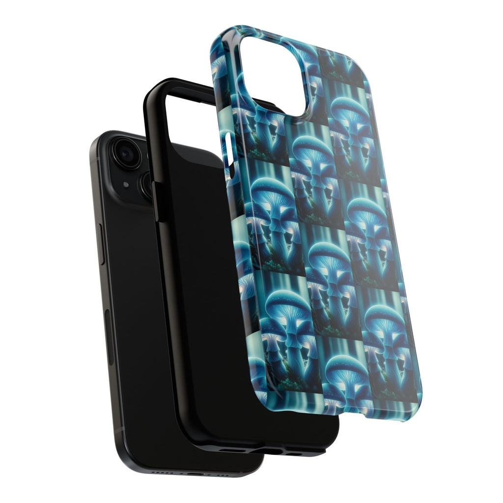 Blue Mushrooms - Tough Phone Case