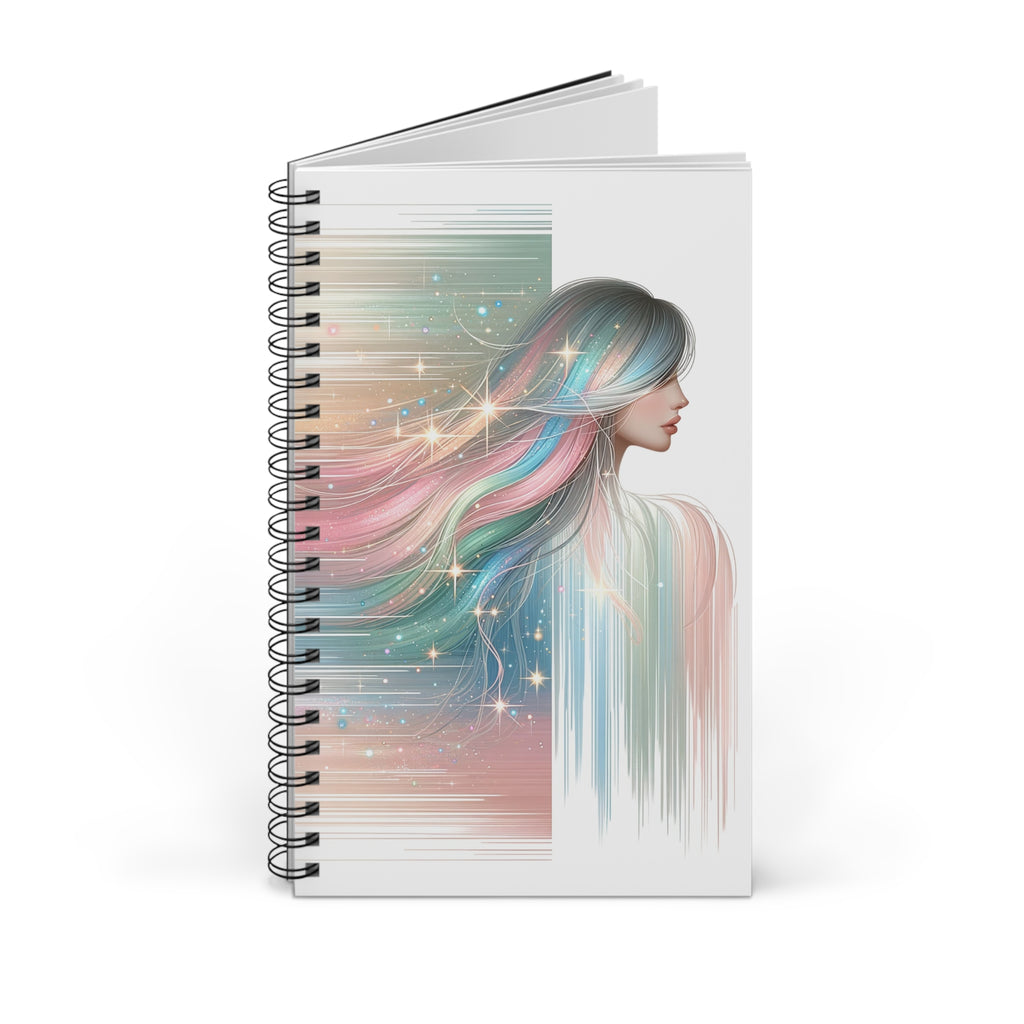 Lady with colourful hair - Spiral Journal (EU)