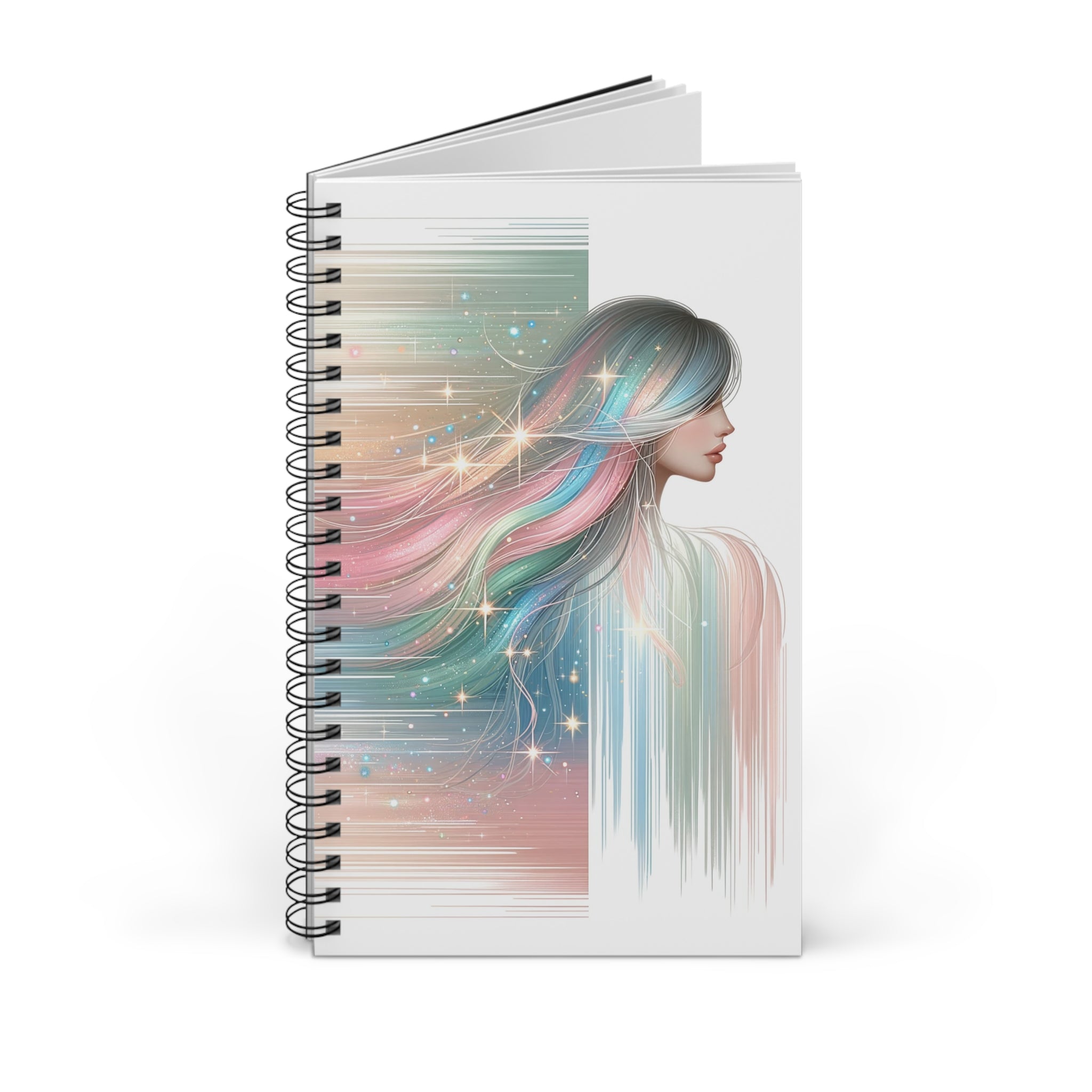 Lady with colourful hair - Spiral Journal (EU)
