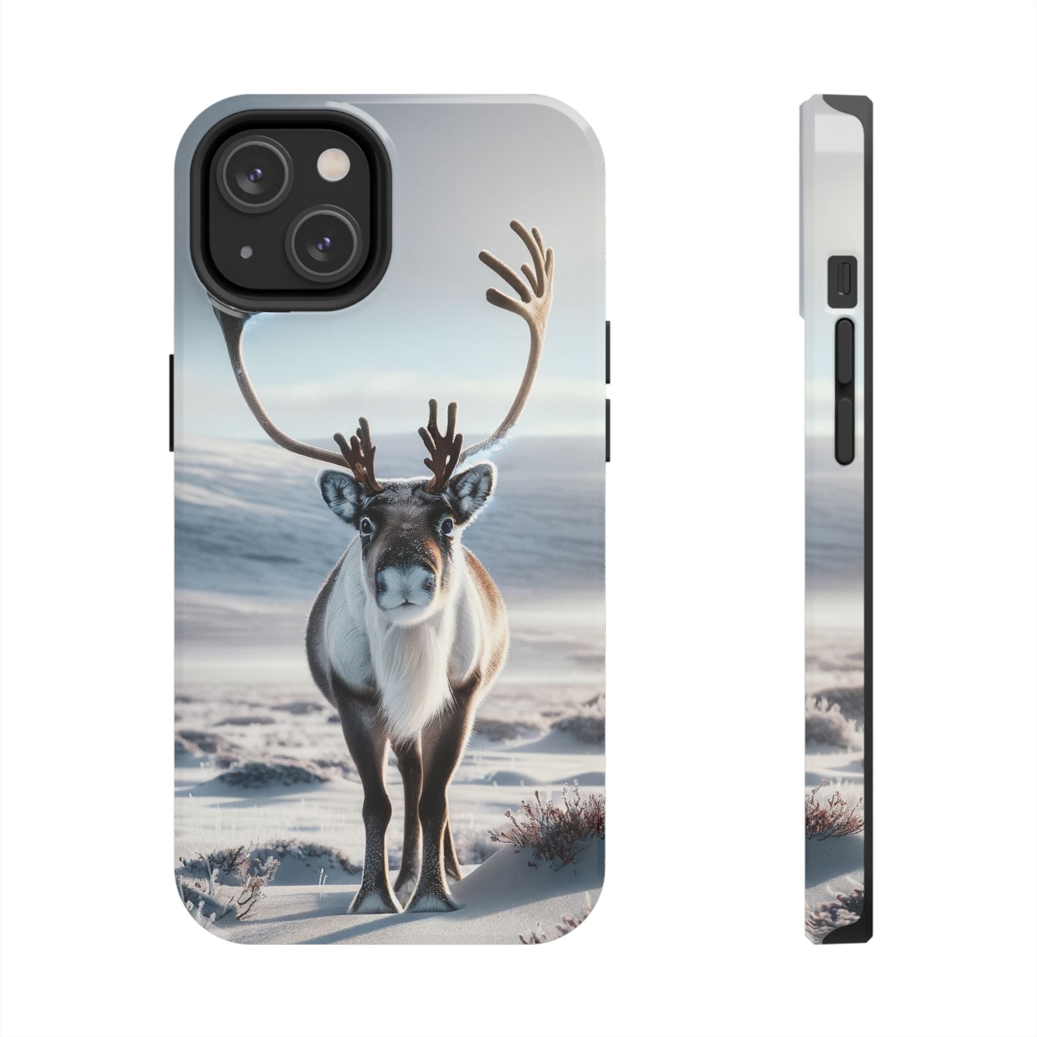 Phone Cases - Curious Reindeer Design