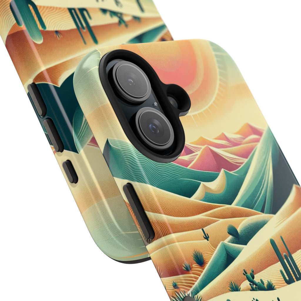 Iguana in the desert - Tough Phone Case