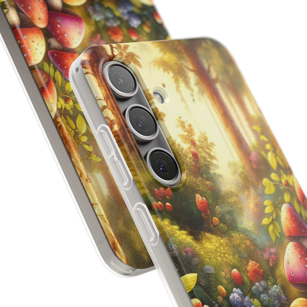 Gnome and mushrooms - Flexi Case (Samsung only)