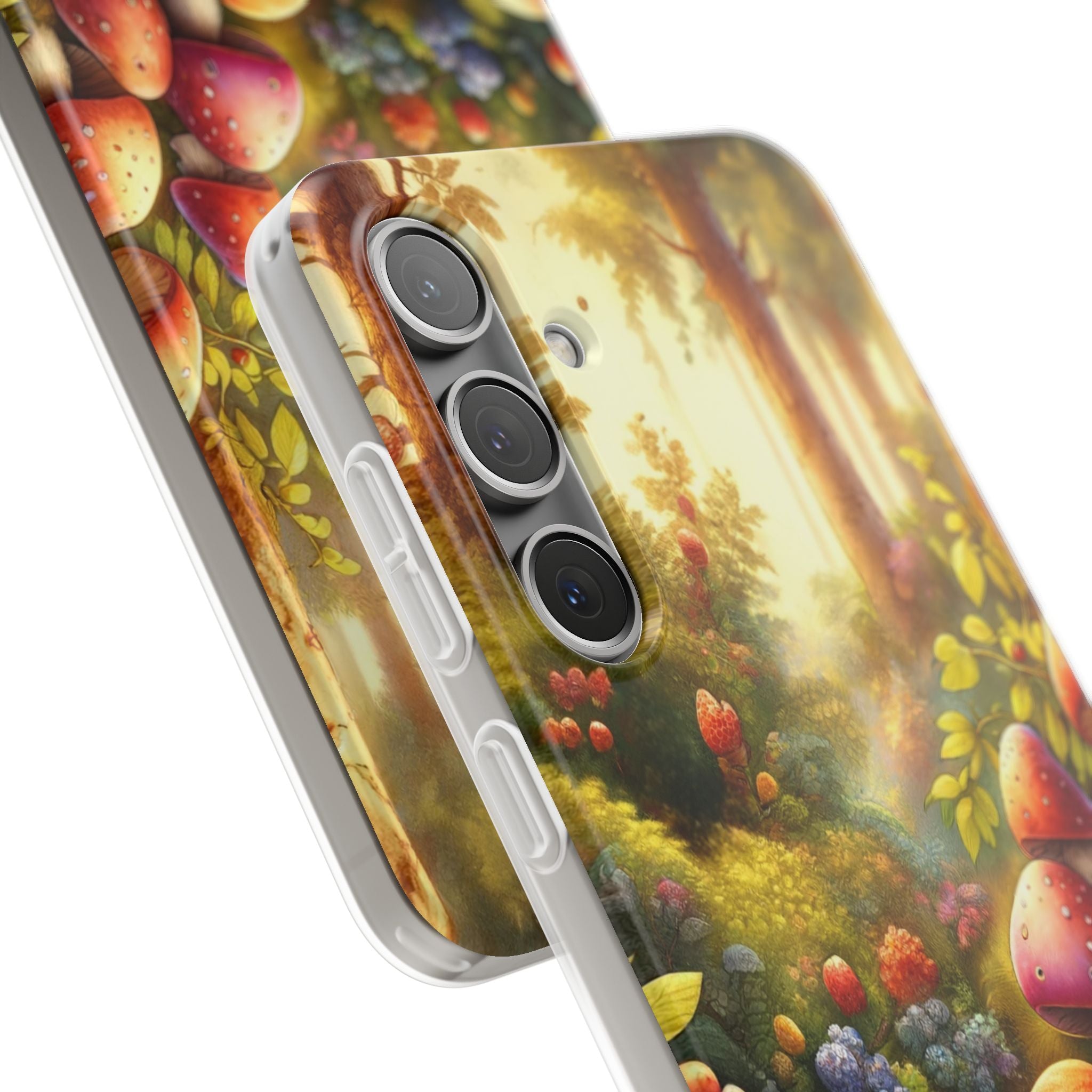 Gnome and mushrooms - Flexi Case (Samsung only)