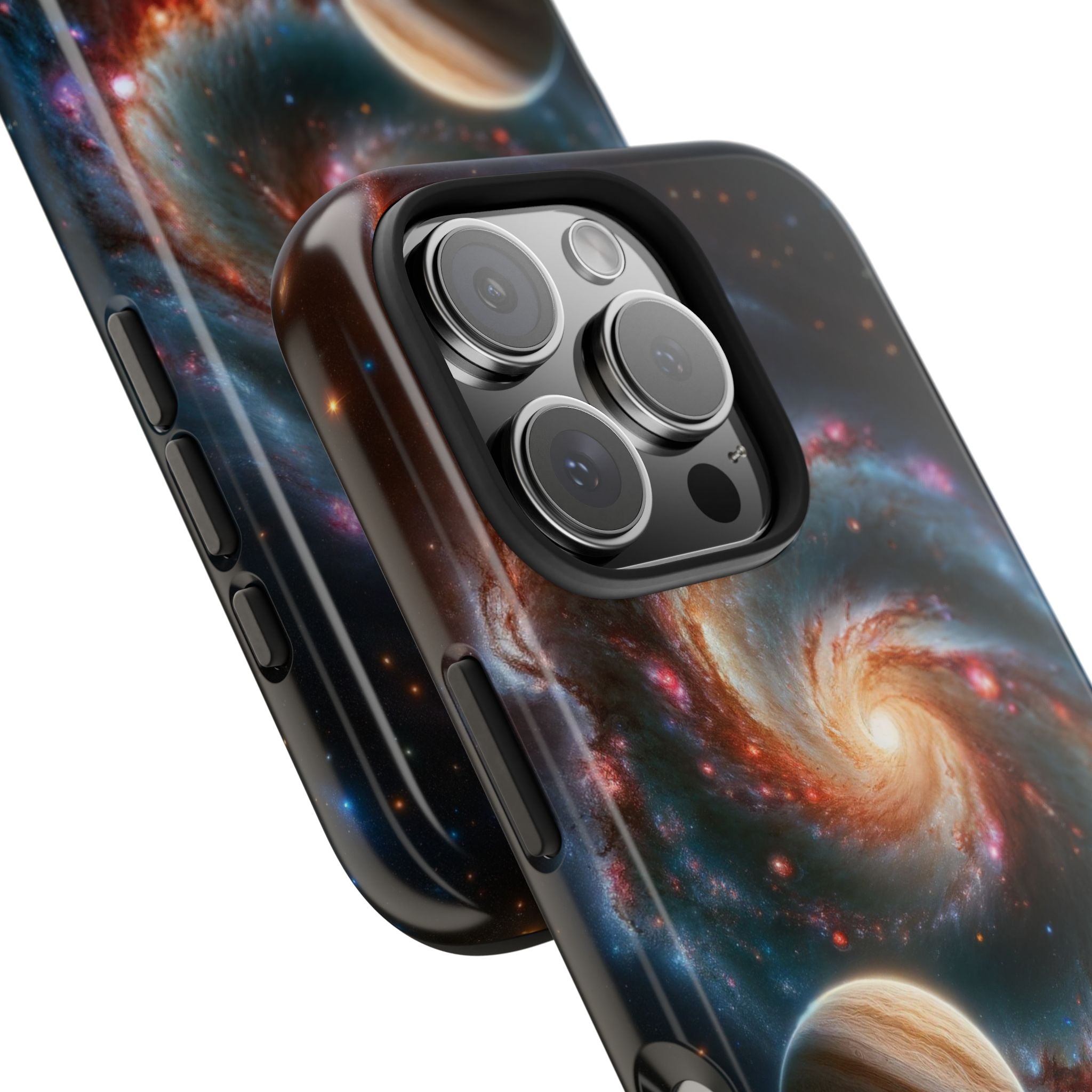 Yellow planet and wormhole - Tough Phone Case