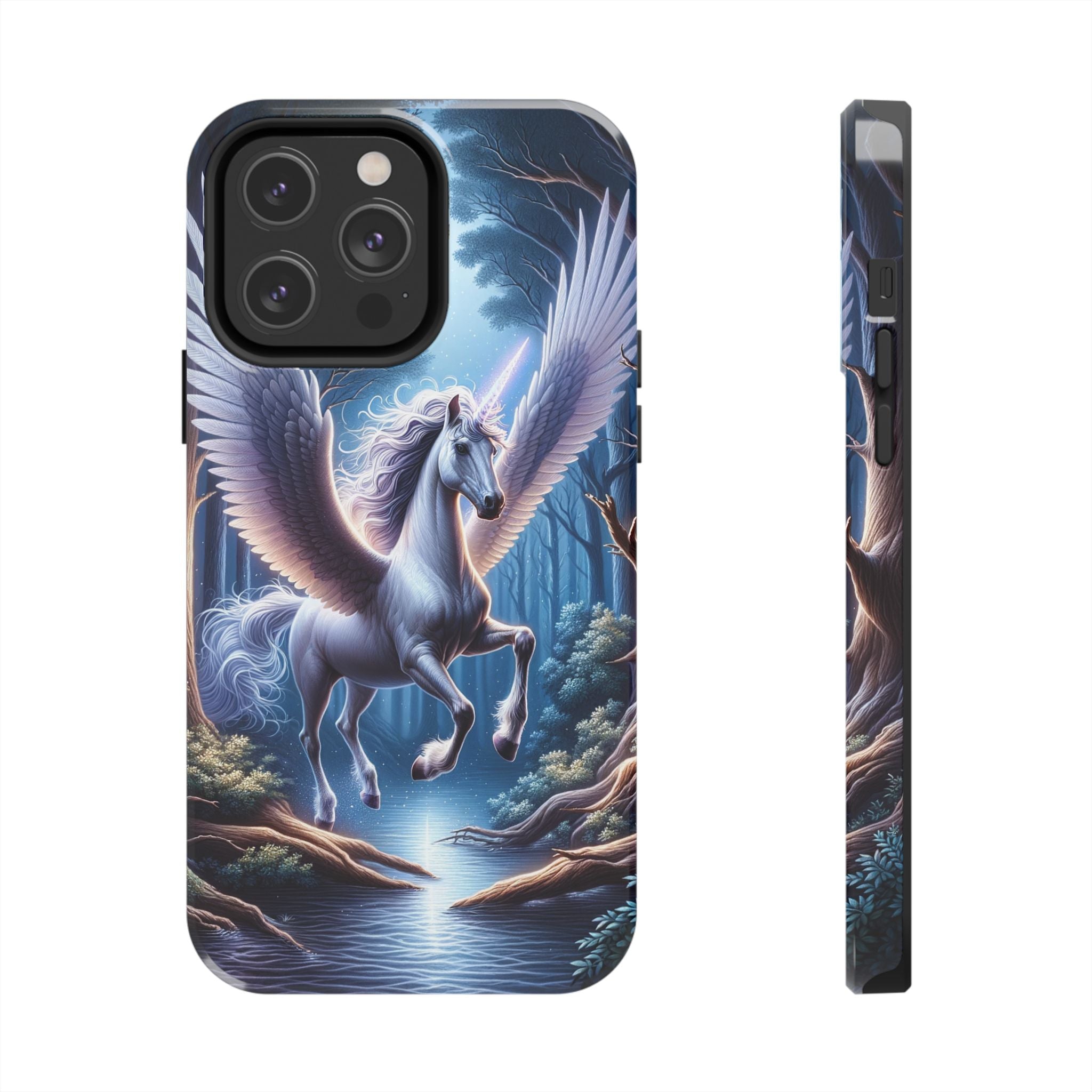 Phone Case - Unicorn Landing in Magical Forest