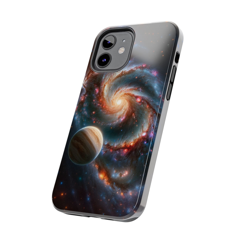 Yellow planet and wormhole - Tough Phone Case