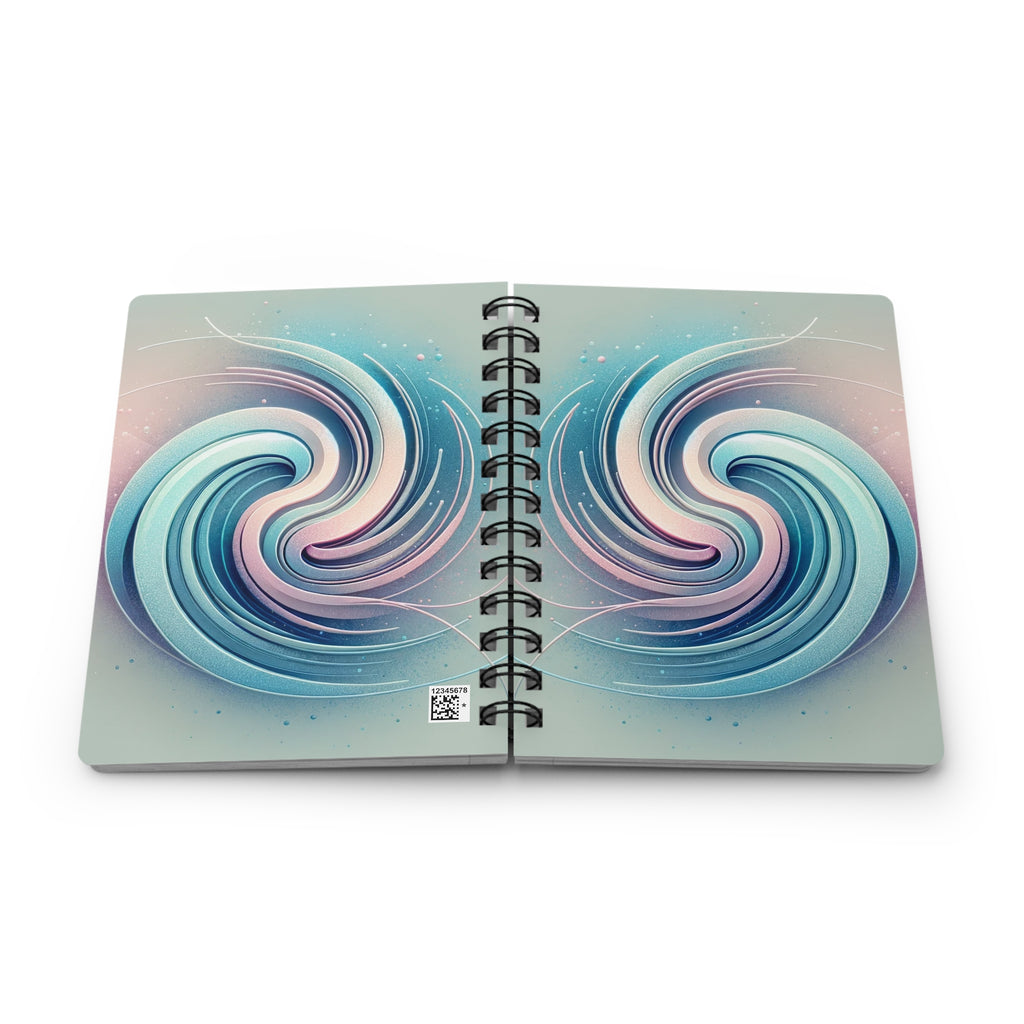 A blue spiral - Spiral Notebook
