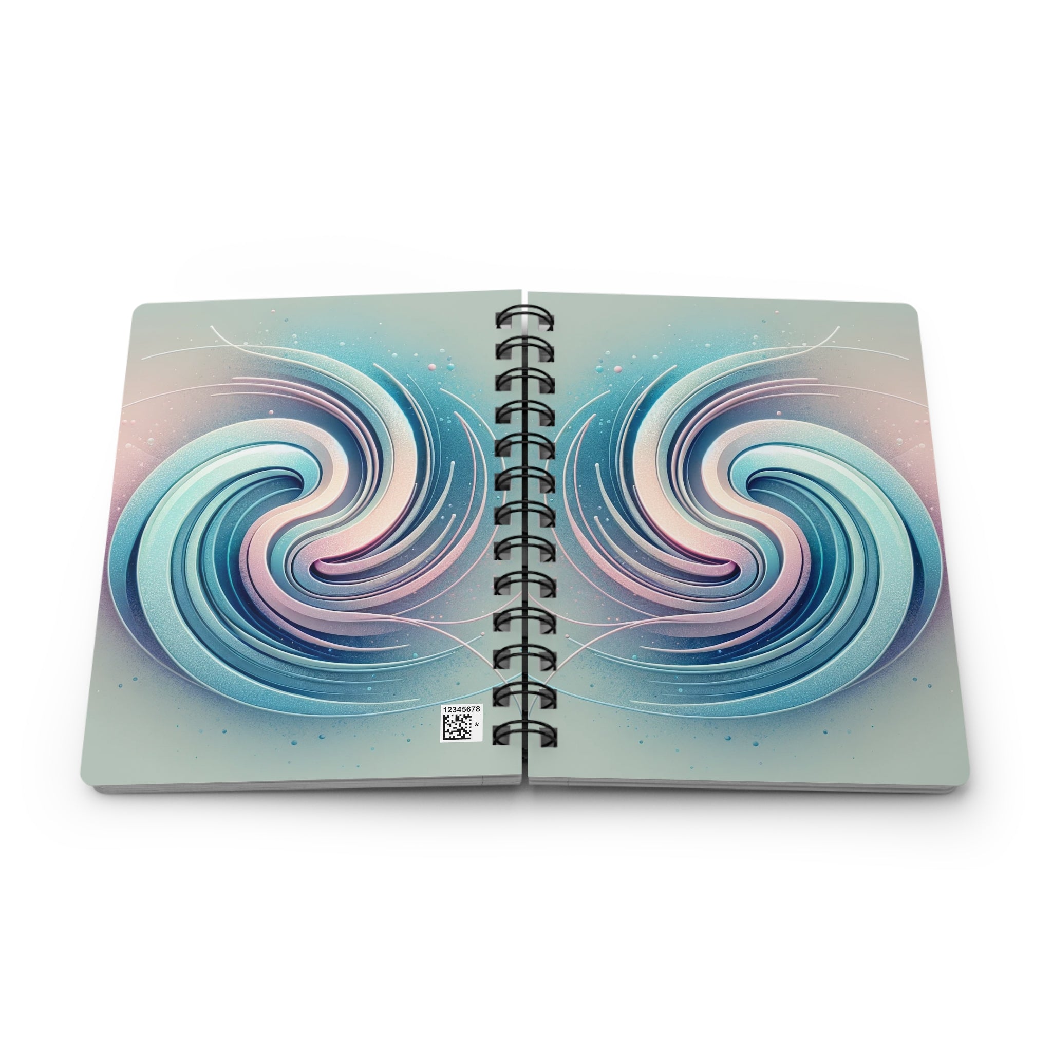 A blue spiral - Spiral Notebook