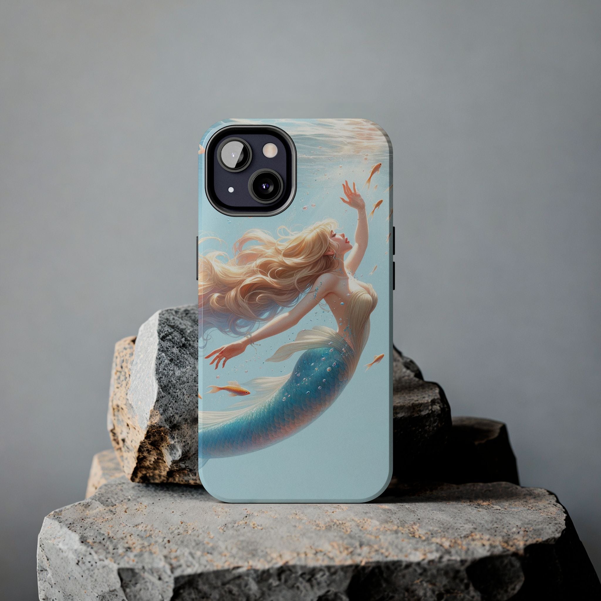 Blond mermaid - Tough Phone Case