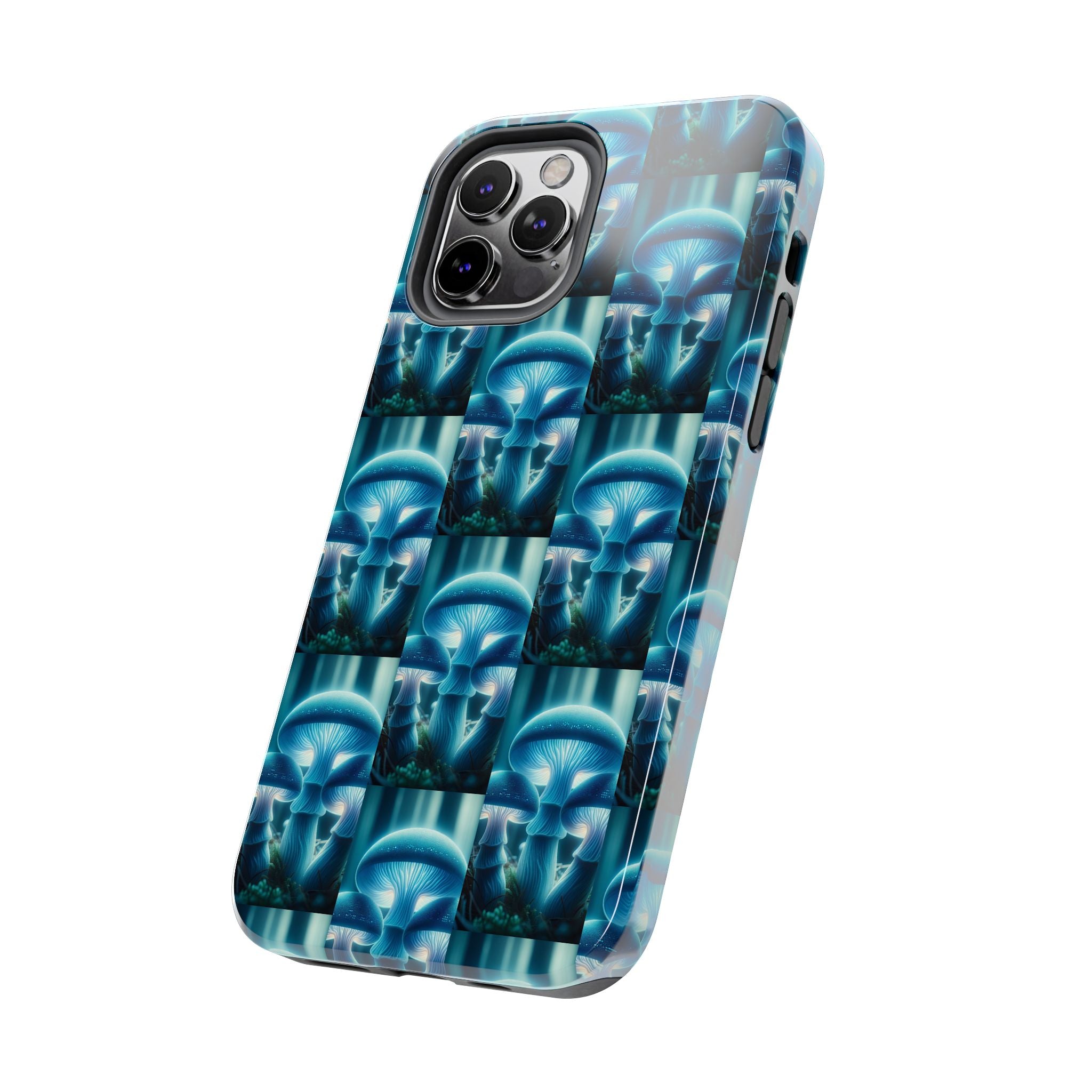 Blue Mushrooms - Tough Phone Case