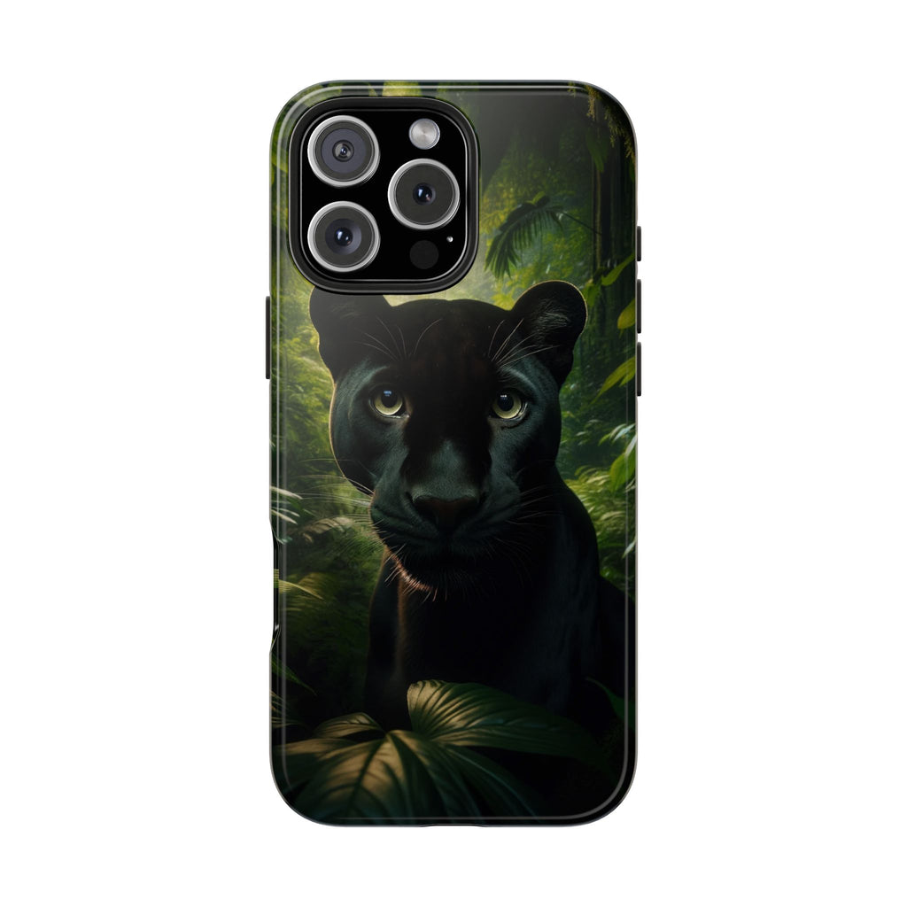 Curious black panther - Tough Phone Case