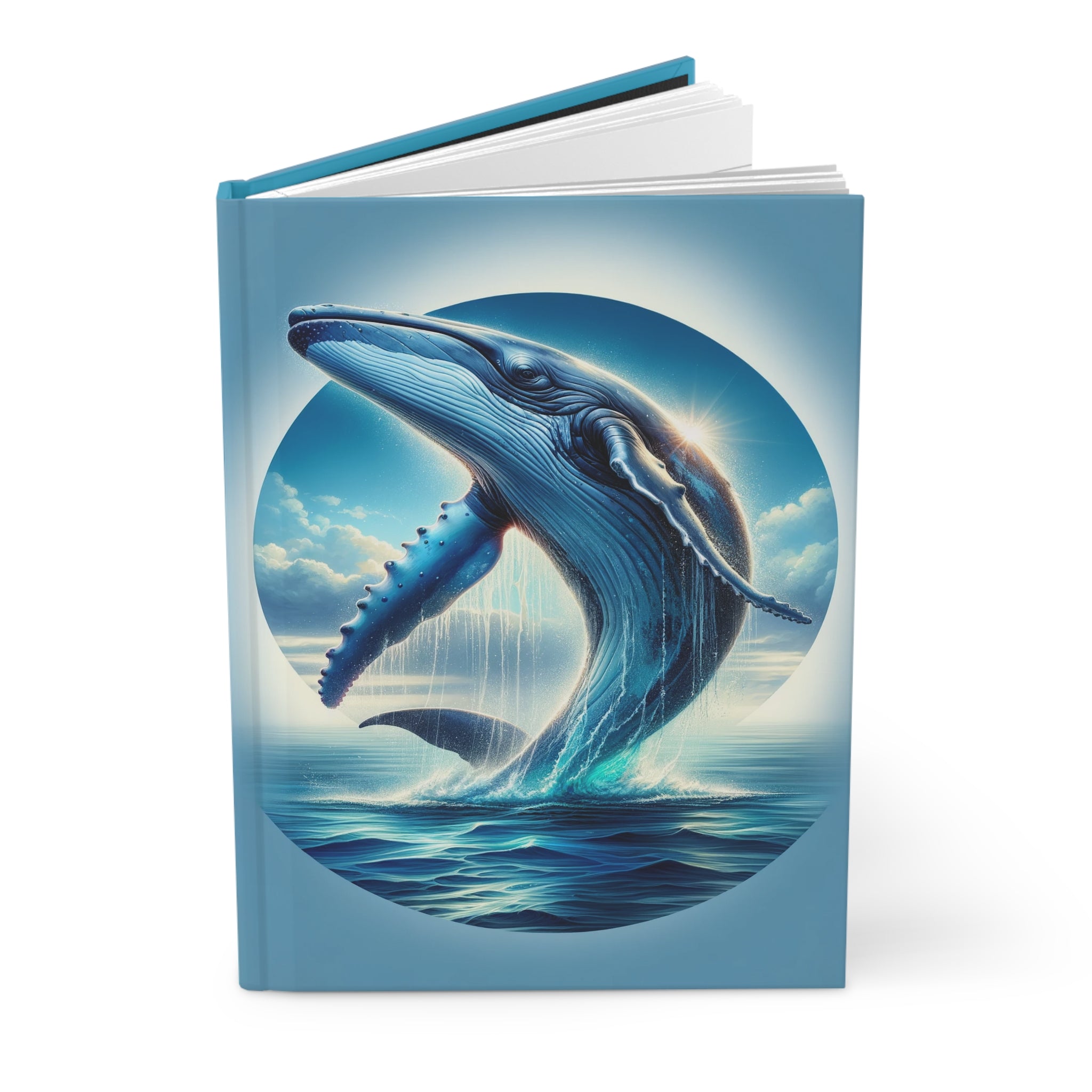 Whale 2 - Hardcover Notebook