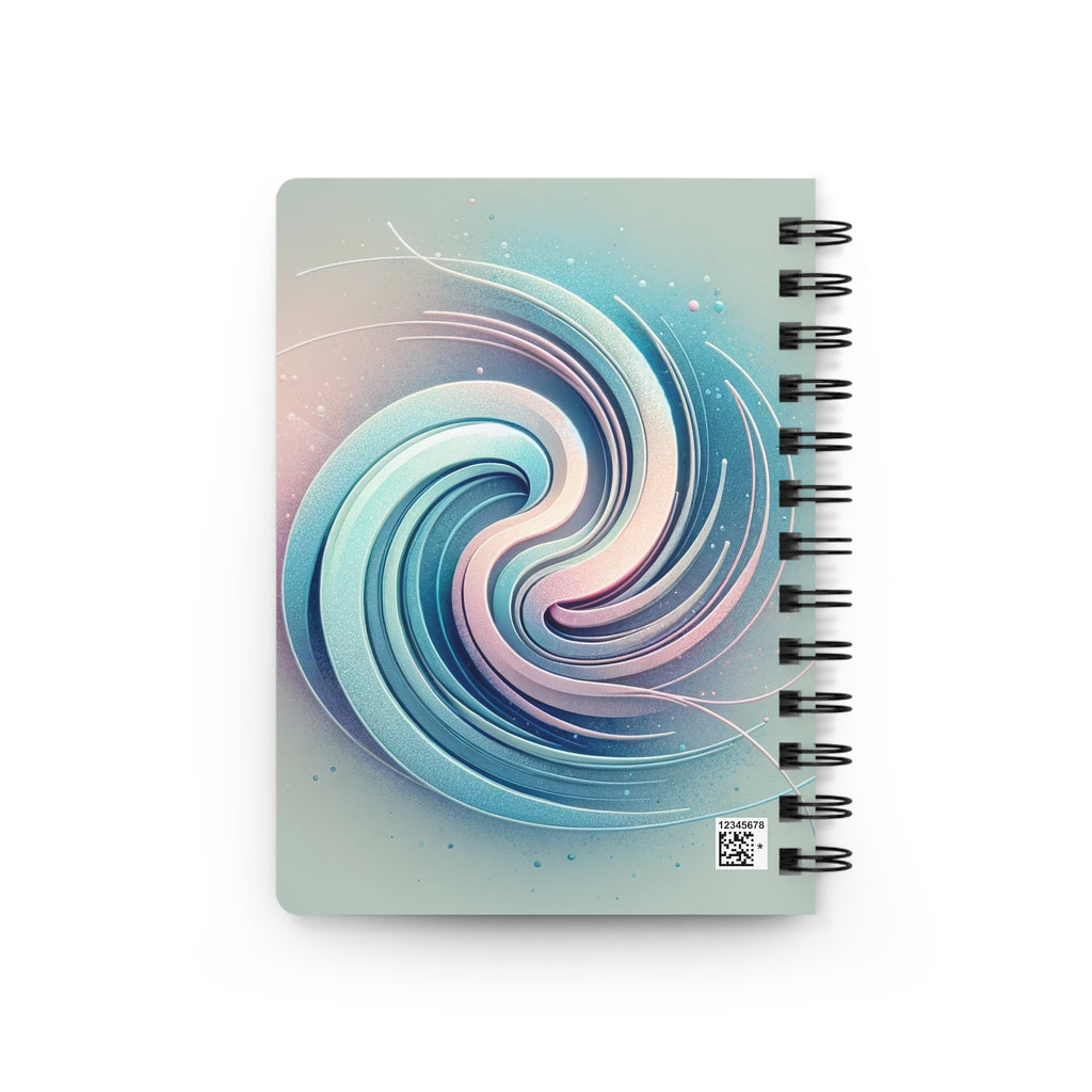 A blue spiral - Spiral Notebook