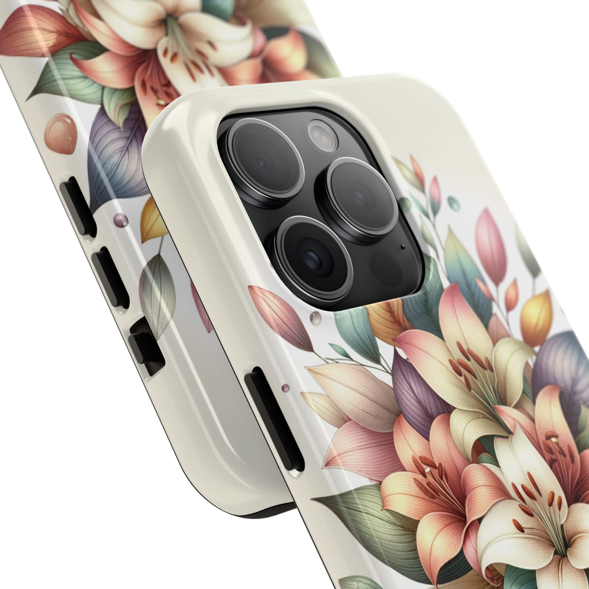 Phone Cases - Beautiful Lily Bouquet Design