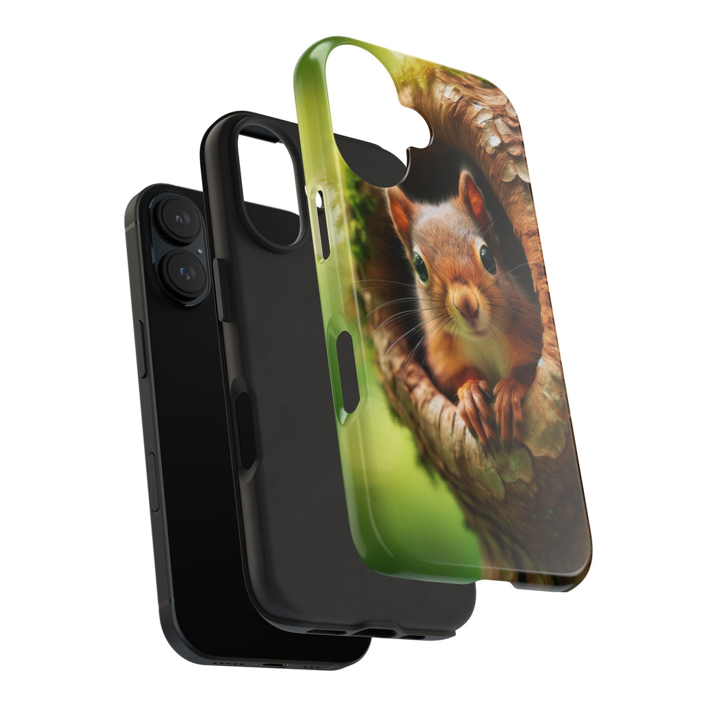 Squirrel in a tree - Tough Phone Case
