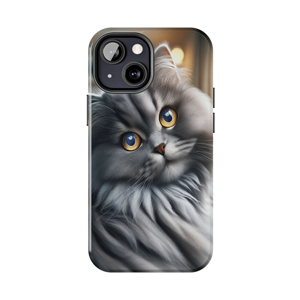 Grey cat - Tough Phone Case