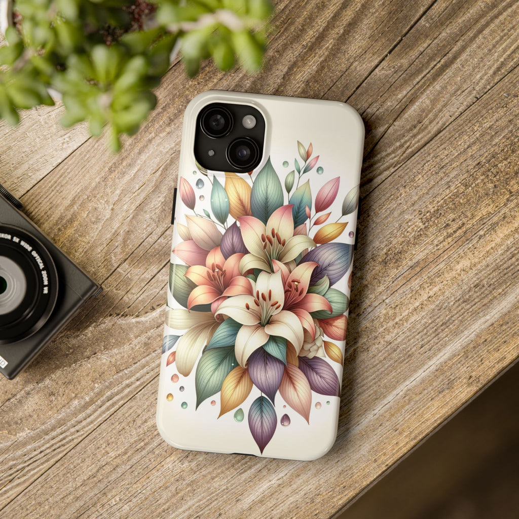 Phone Cases - Beautiful Lily Bouquet Design