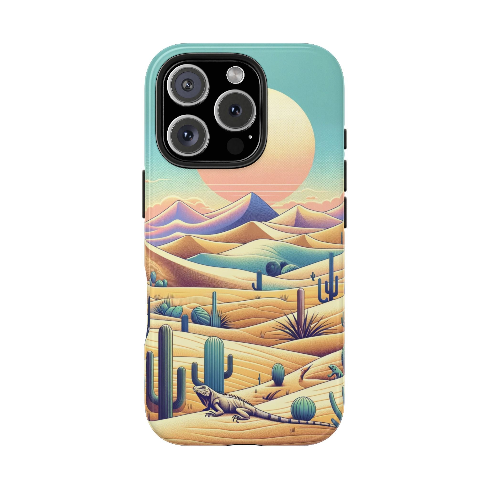 Iguana in the desert 2 - Tough Phone Case