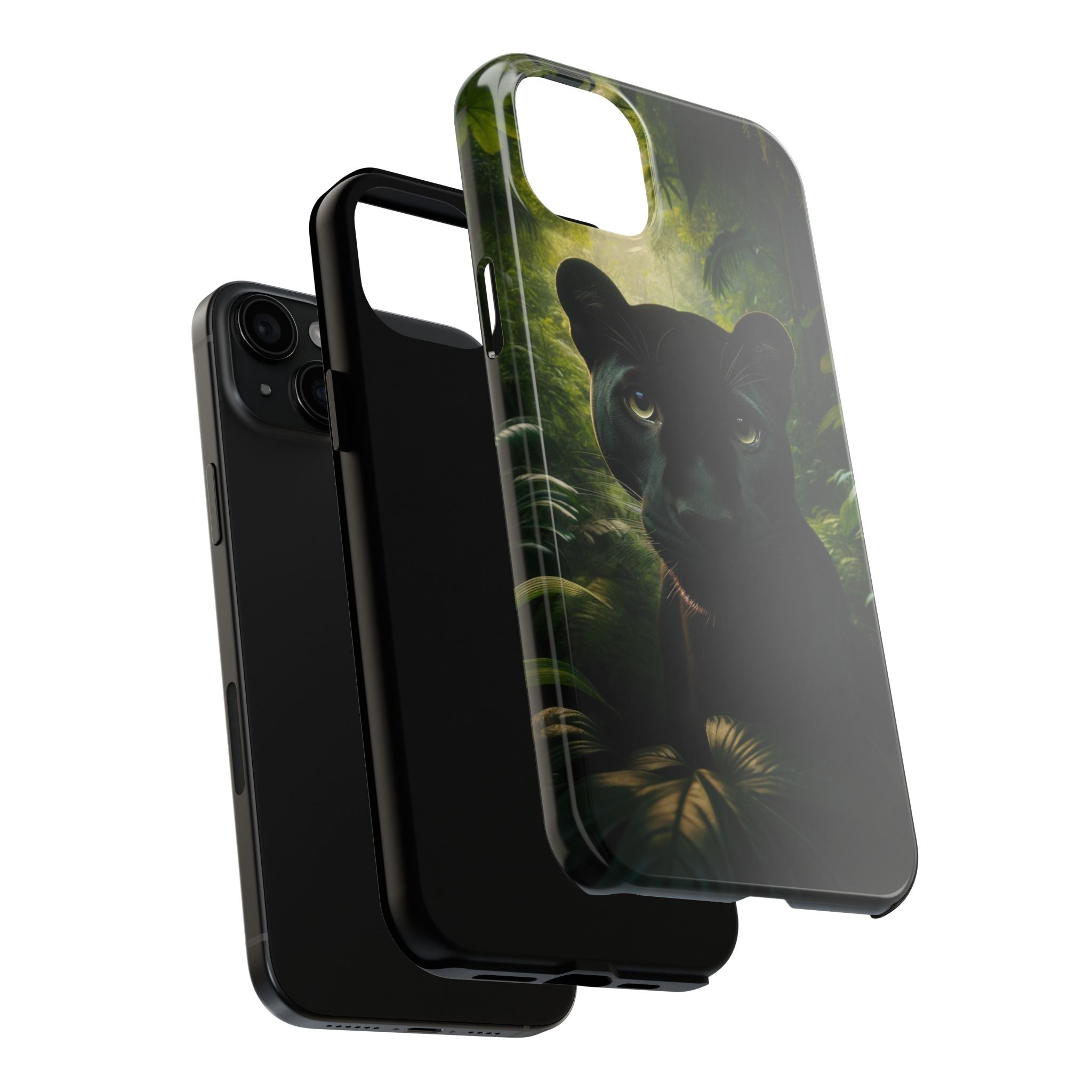 Curious black panther - Tough Phone Case